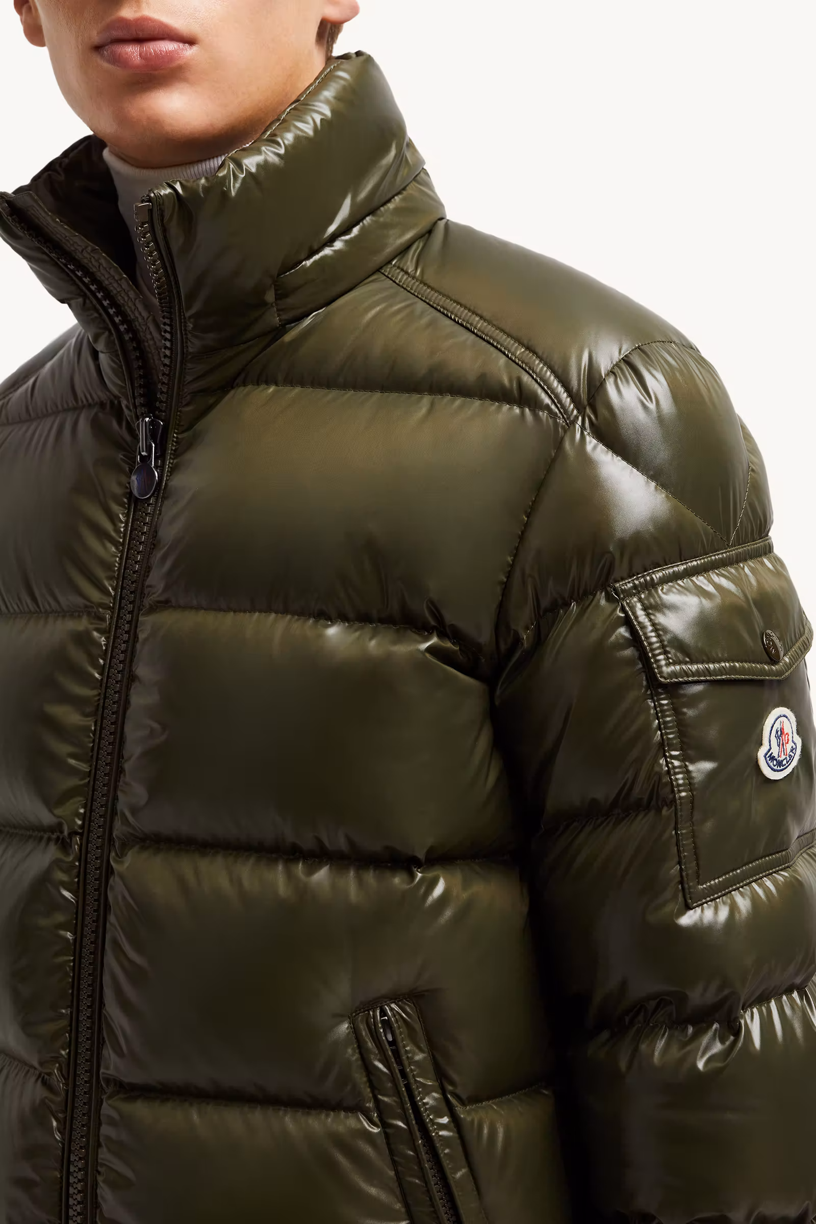 Moncler Maya Hooded Short Down Jacket