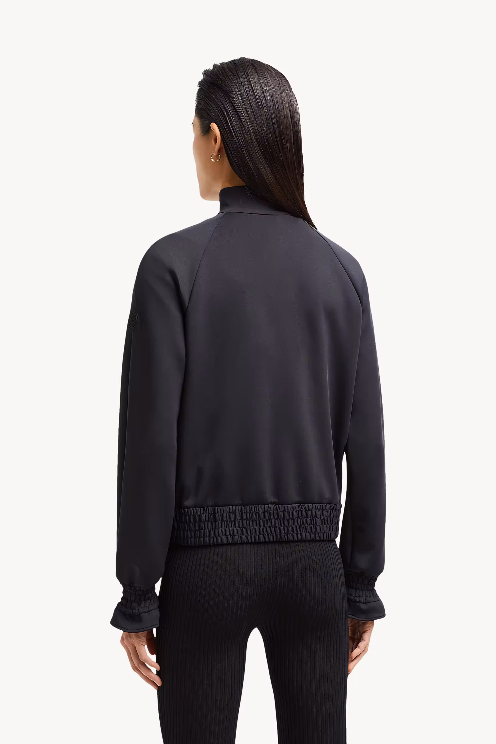 Neoprene Zip-Up Sweatshirt