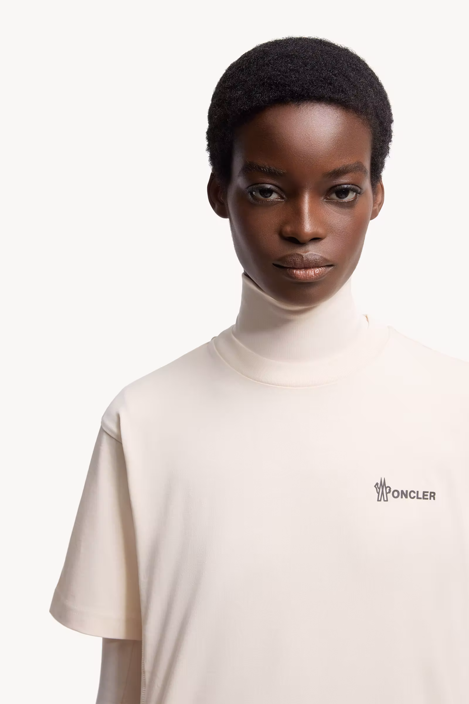 Embossed Logo Cotton T-Shirt