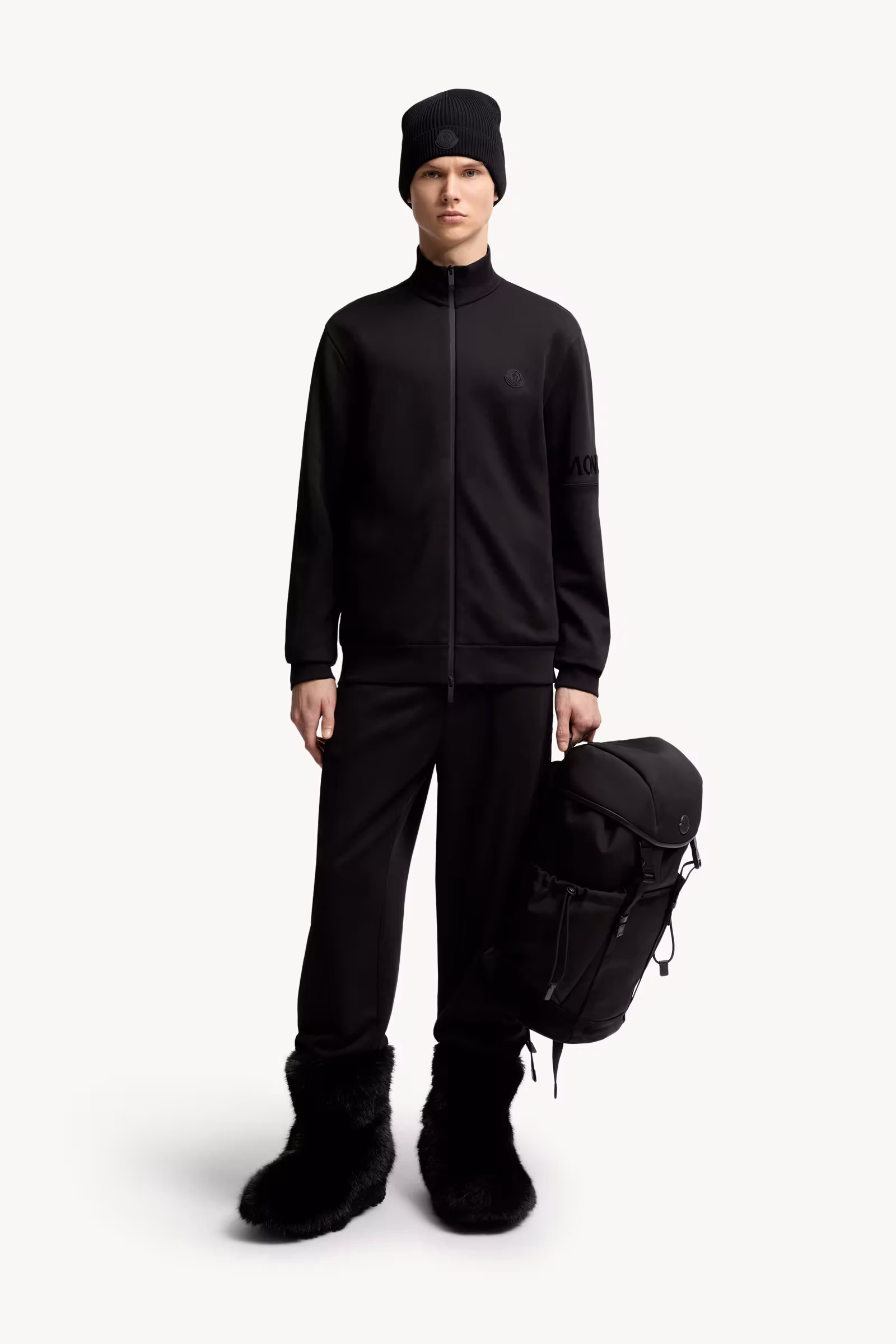 Cotton Zip-Up Sweatshirt
