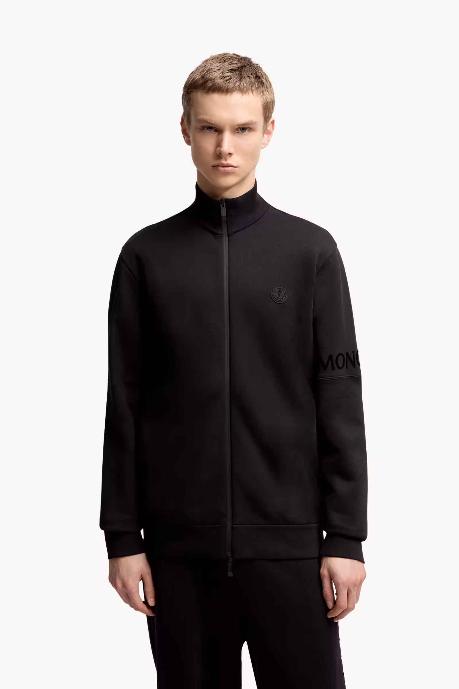 Cotton Zip-Up Sweatshirt