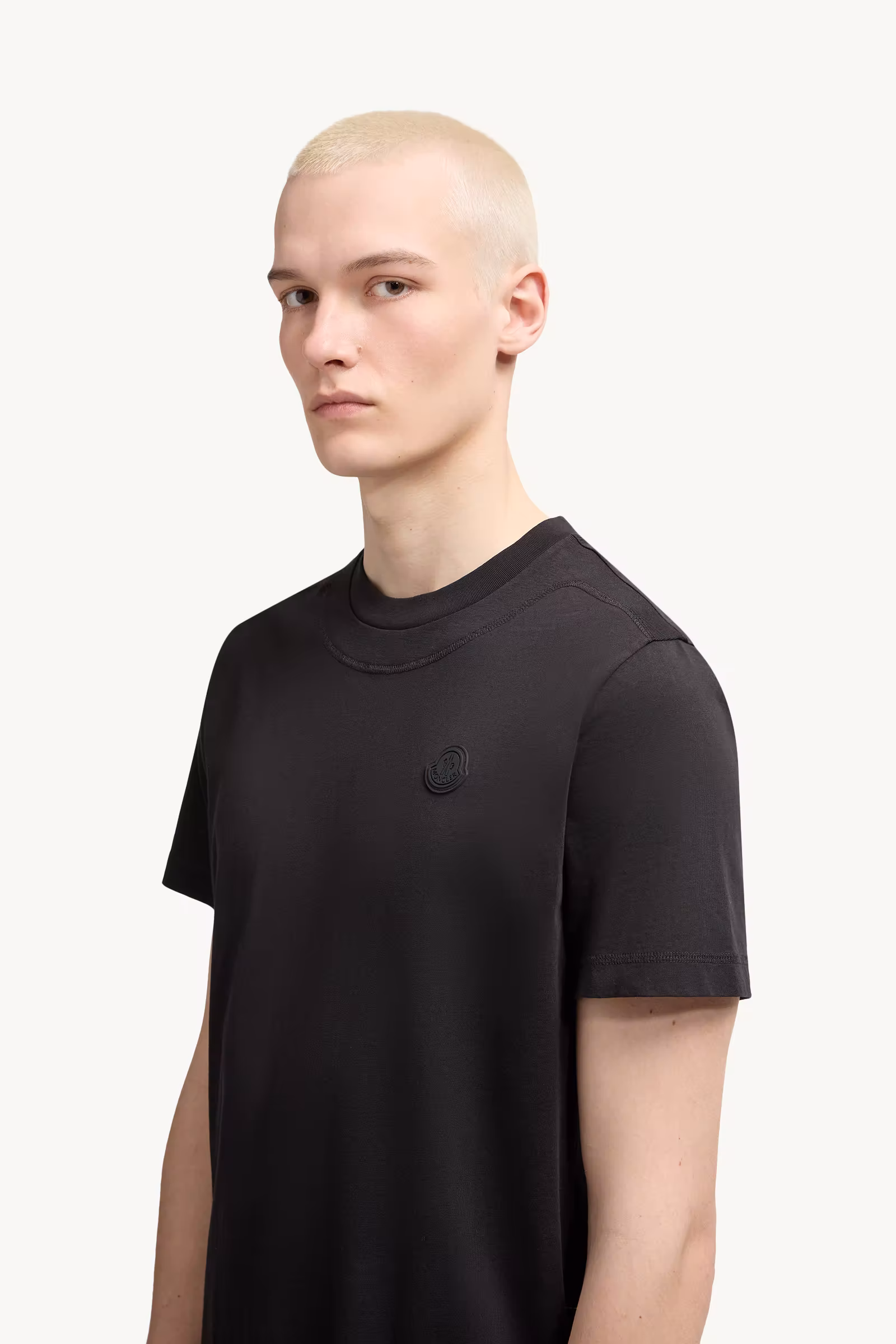 Logo Patch Cotton T-Shirt