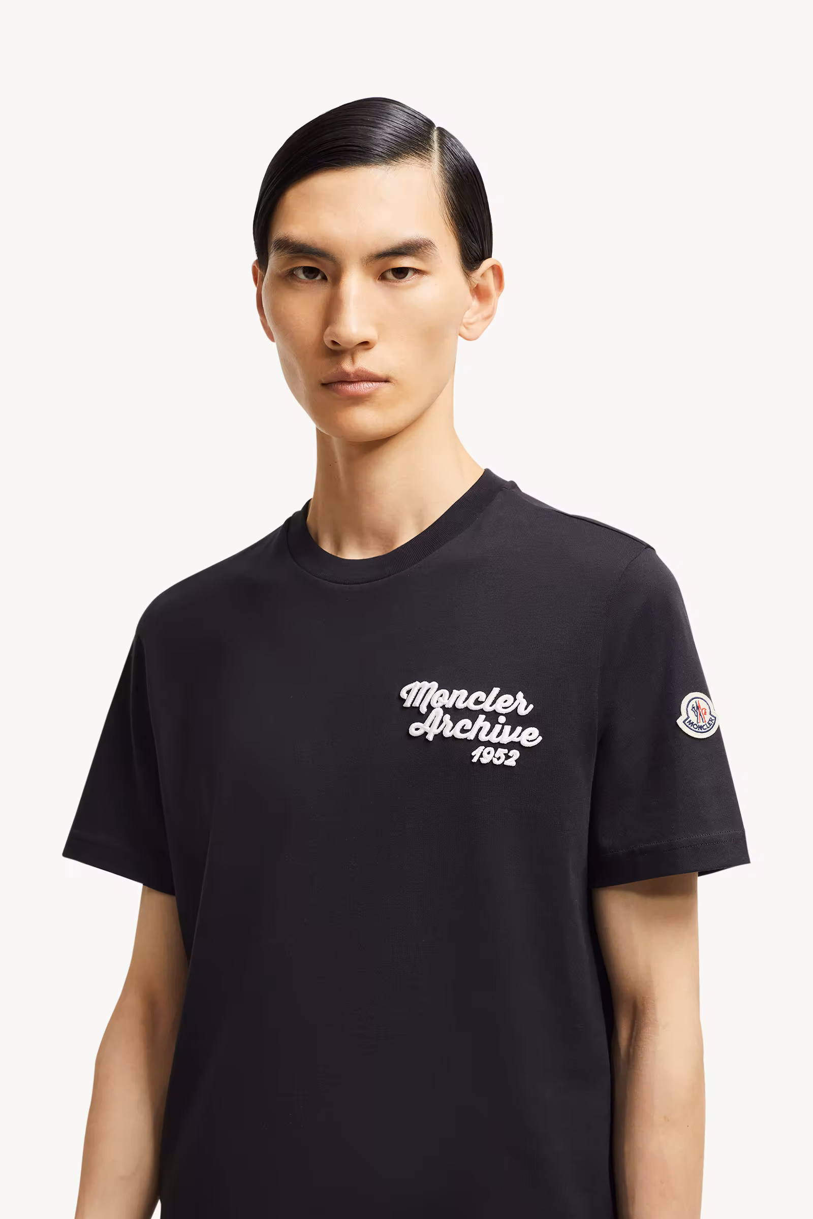 Embroidered Logo Cotton T-Shirt