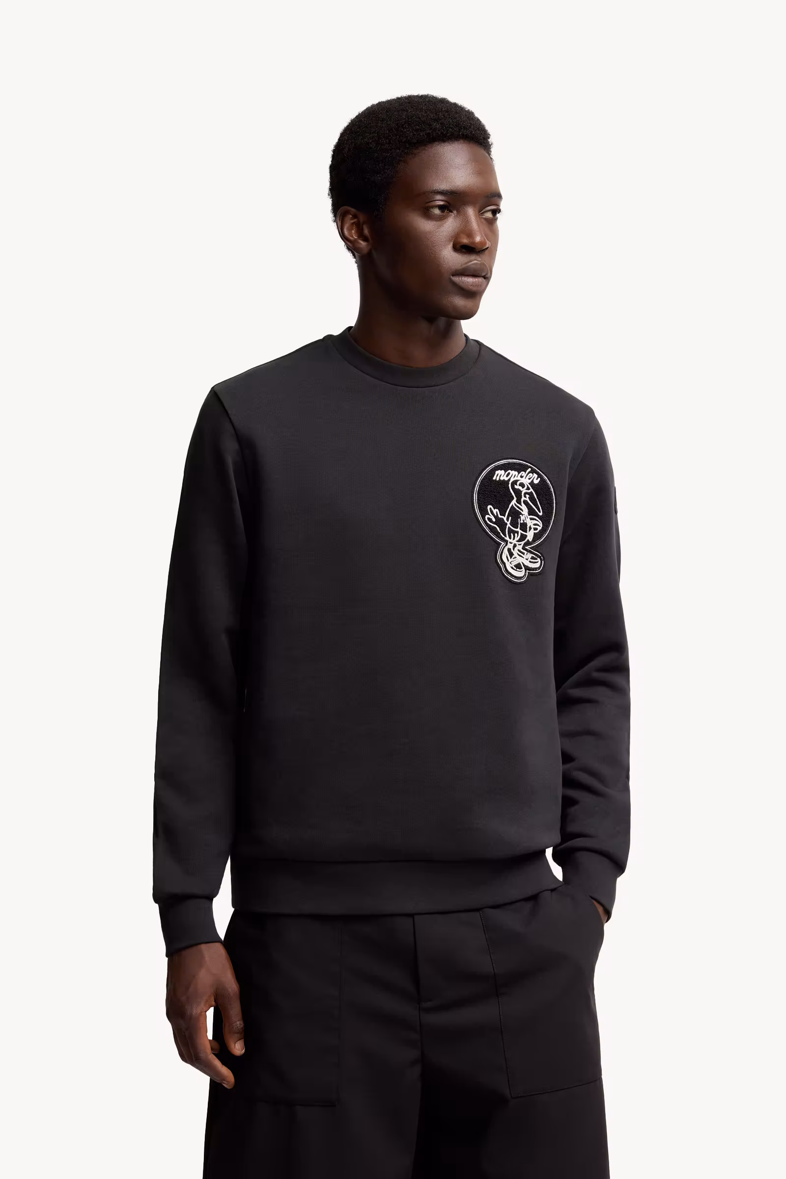 Mascot Patch Cotton Sweatshirt