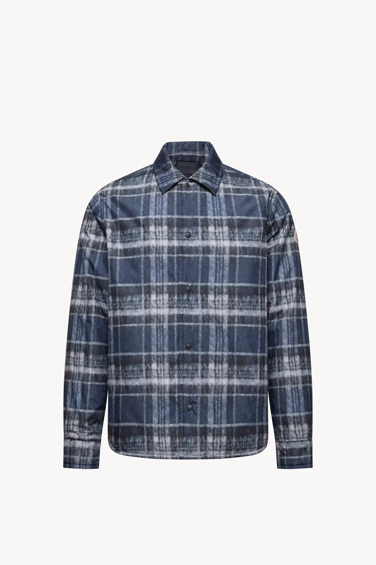 Check Padded Shirt Jacket