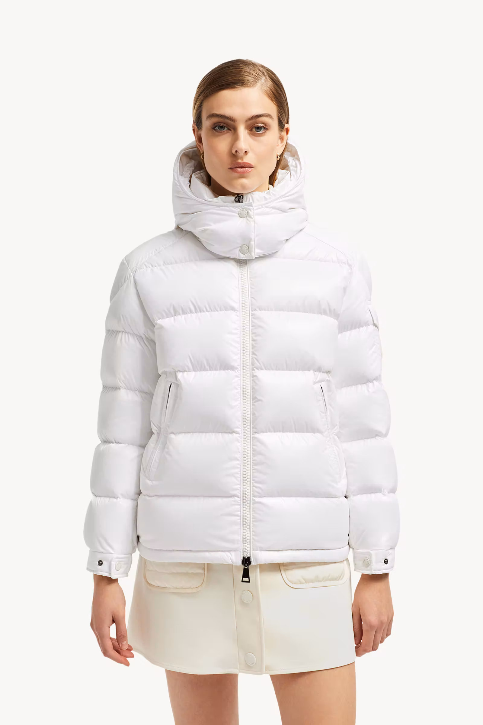 Maire Hooded Short Down Jacket