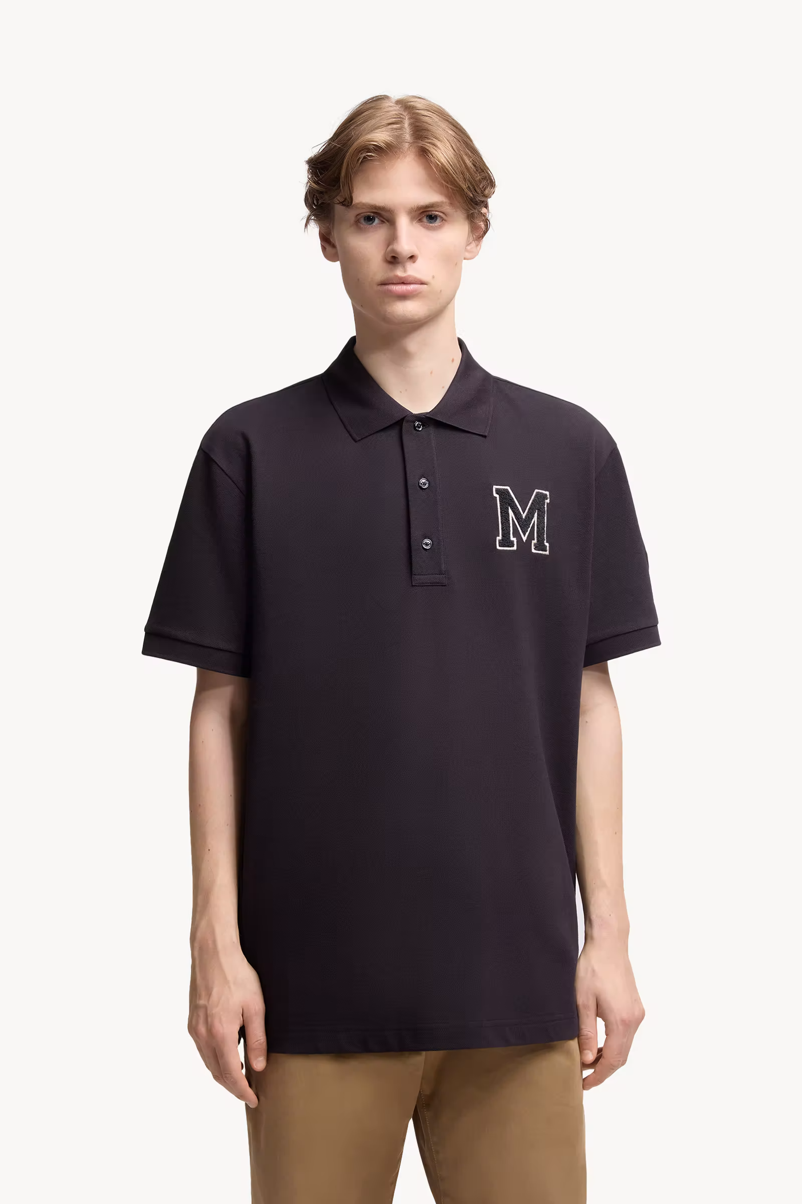 Monogram Cotton Piquet Polo Shirt