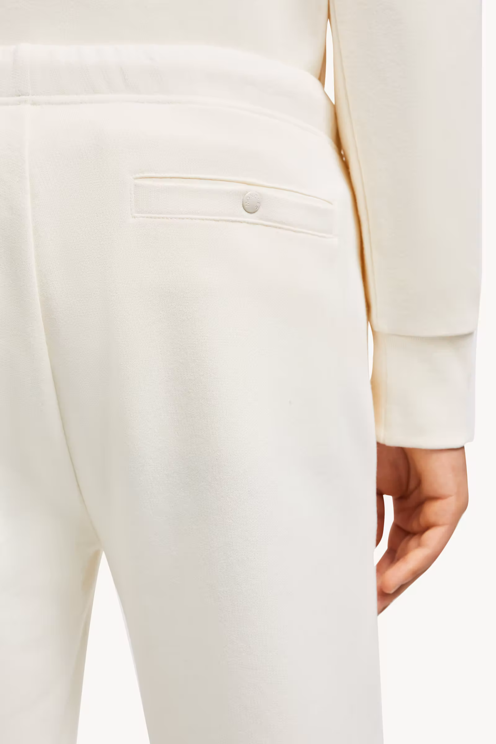 Logo Patch Cotton Sweatpants