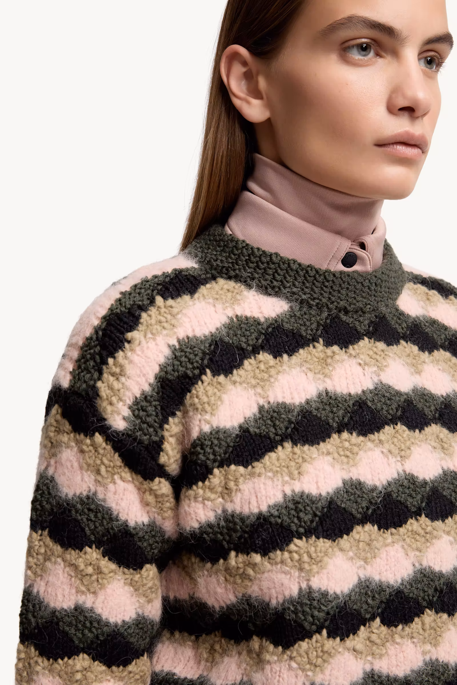 Wool & Alpaca Blend Striped Sweater