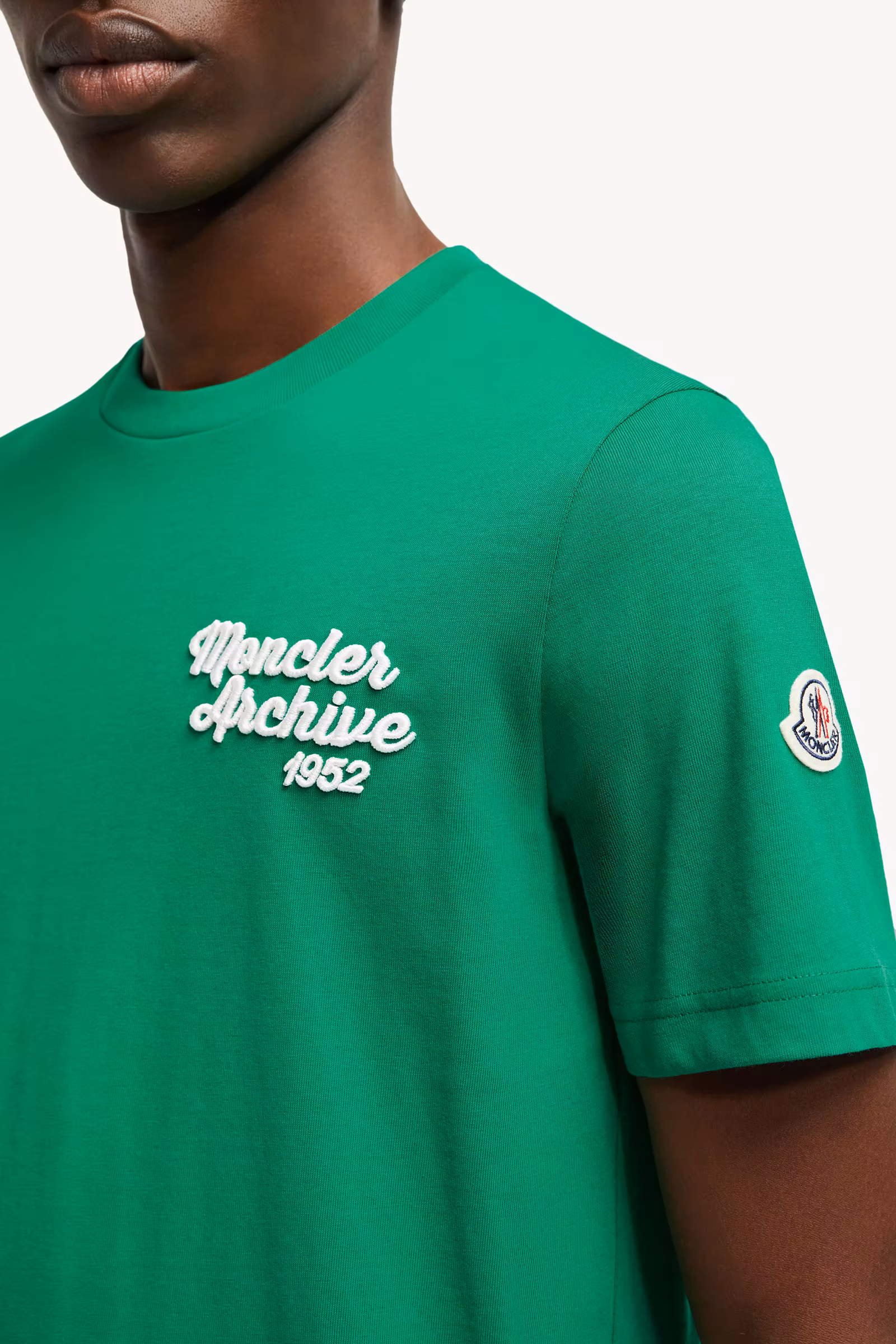 Embroidered Logo Cotton T-Shirt