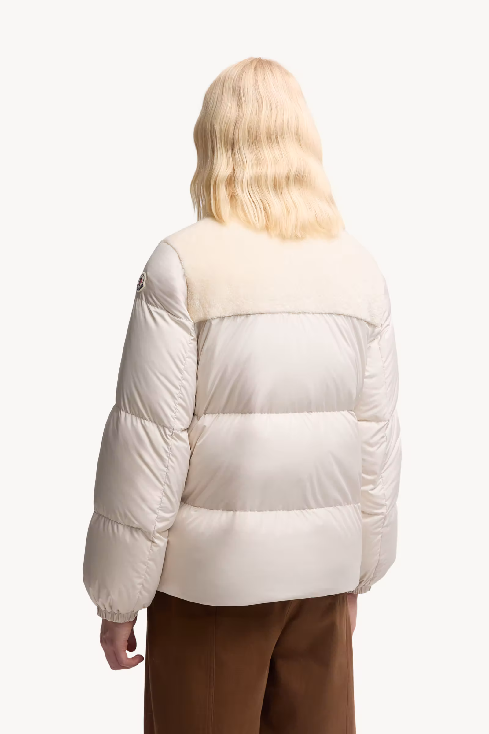 Esnaie Teddy-Trimmed Short Down Jaket