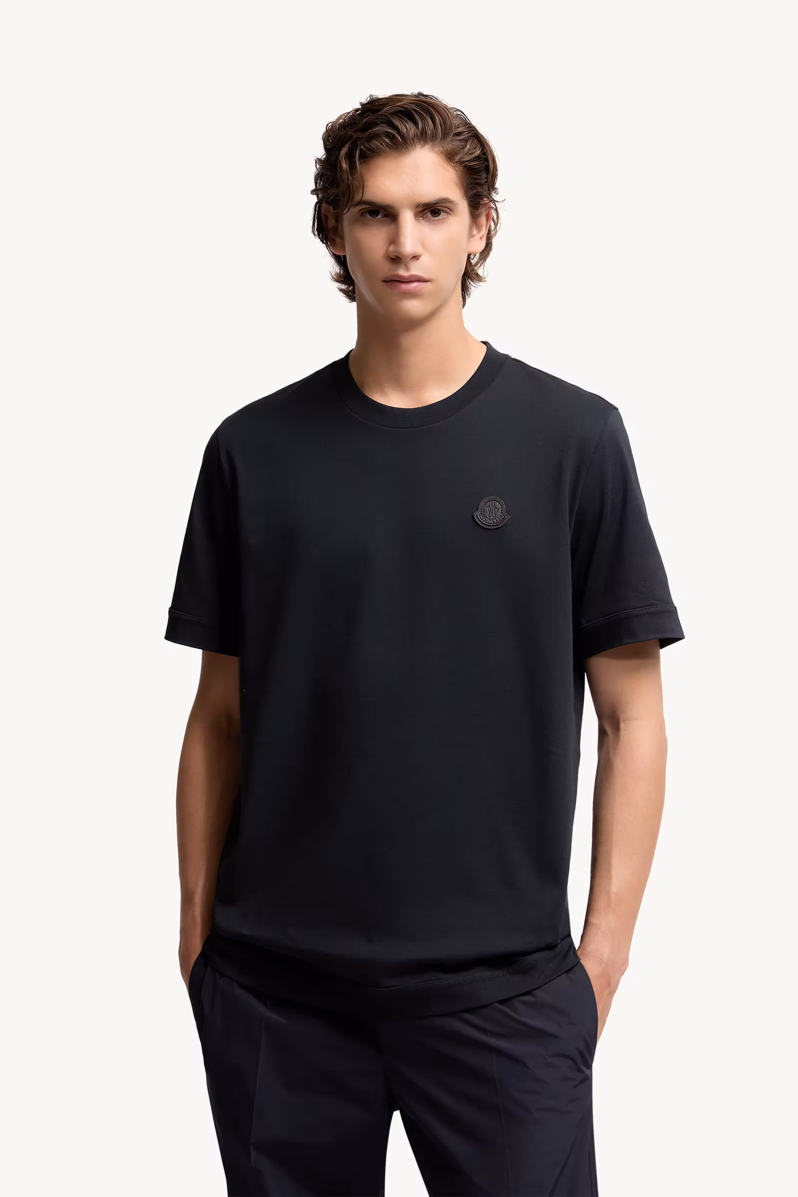 Logo Patch Cotton T-Shirt