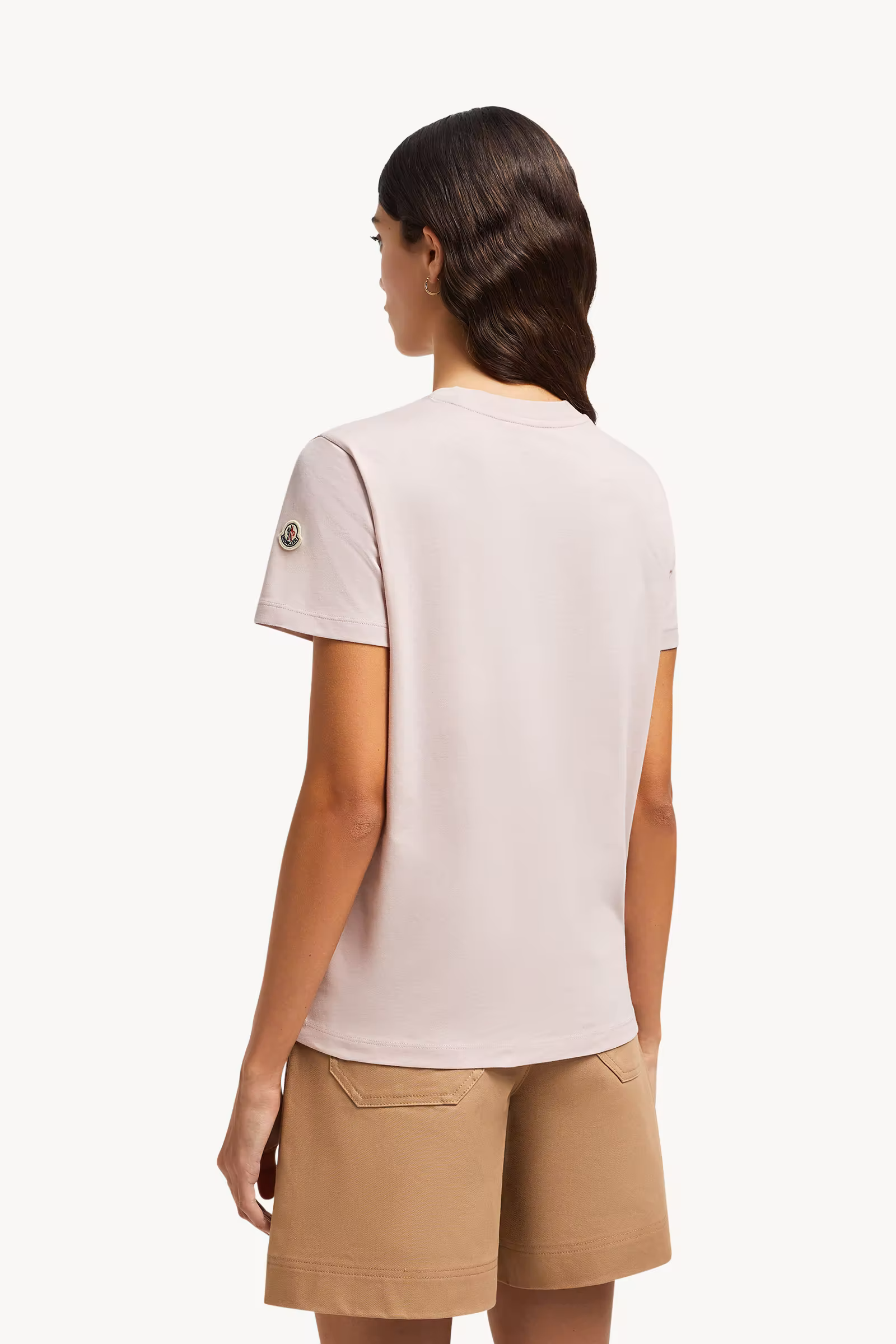 Embroidered Tonal Logo Cotton T-Shirt