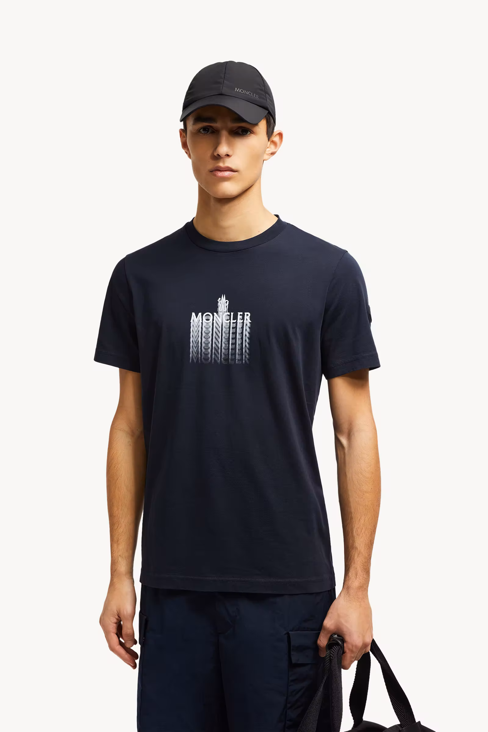 Faded Logo Cotton T-Shirt