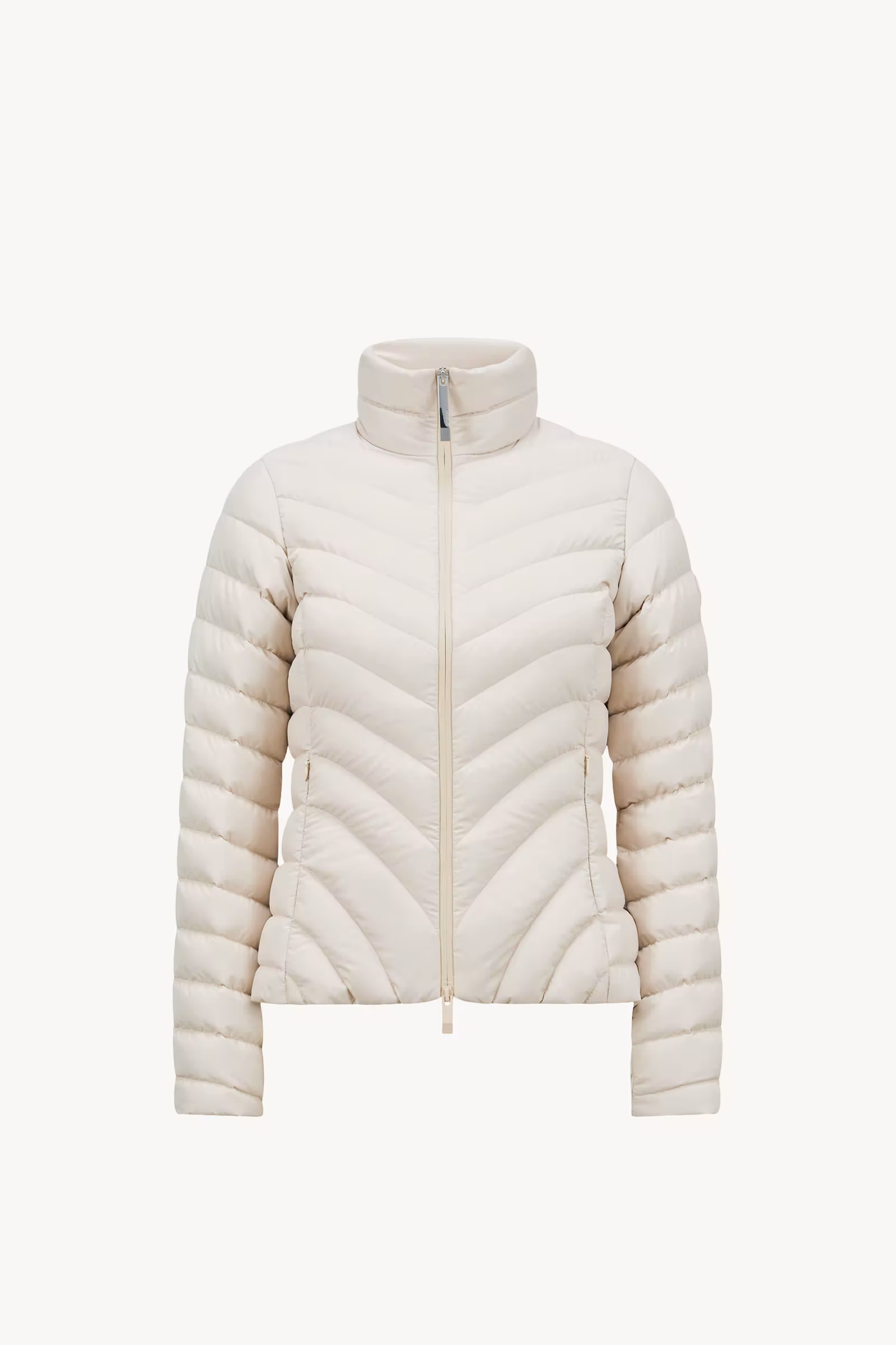 Grange Diagonal-Quilted Short Down Jacket