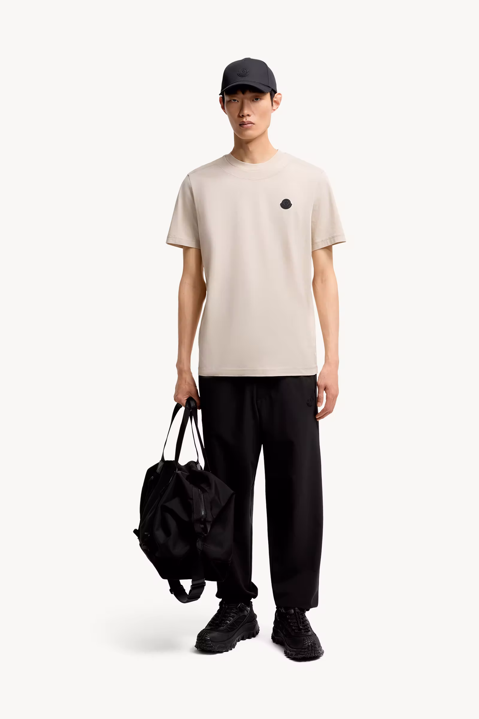 Logo Patch Cotton T-Shirt