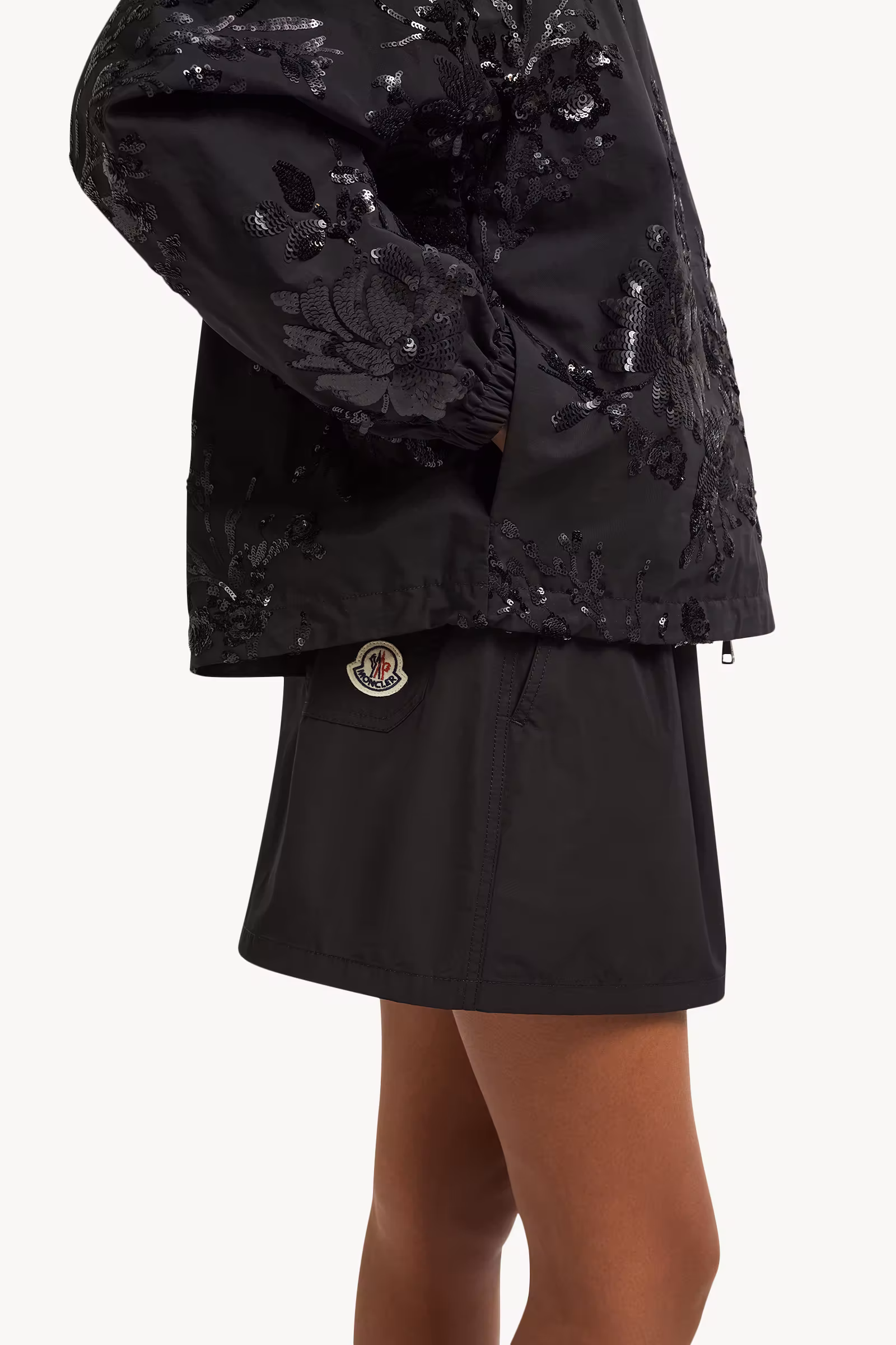 Landal Sequin-Embroidered Hooded Jacket