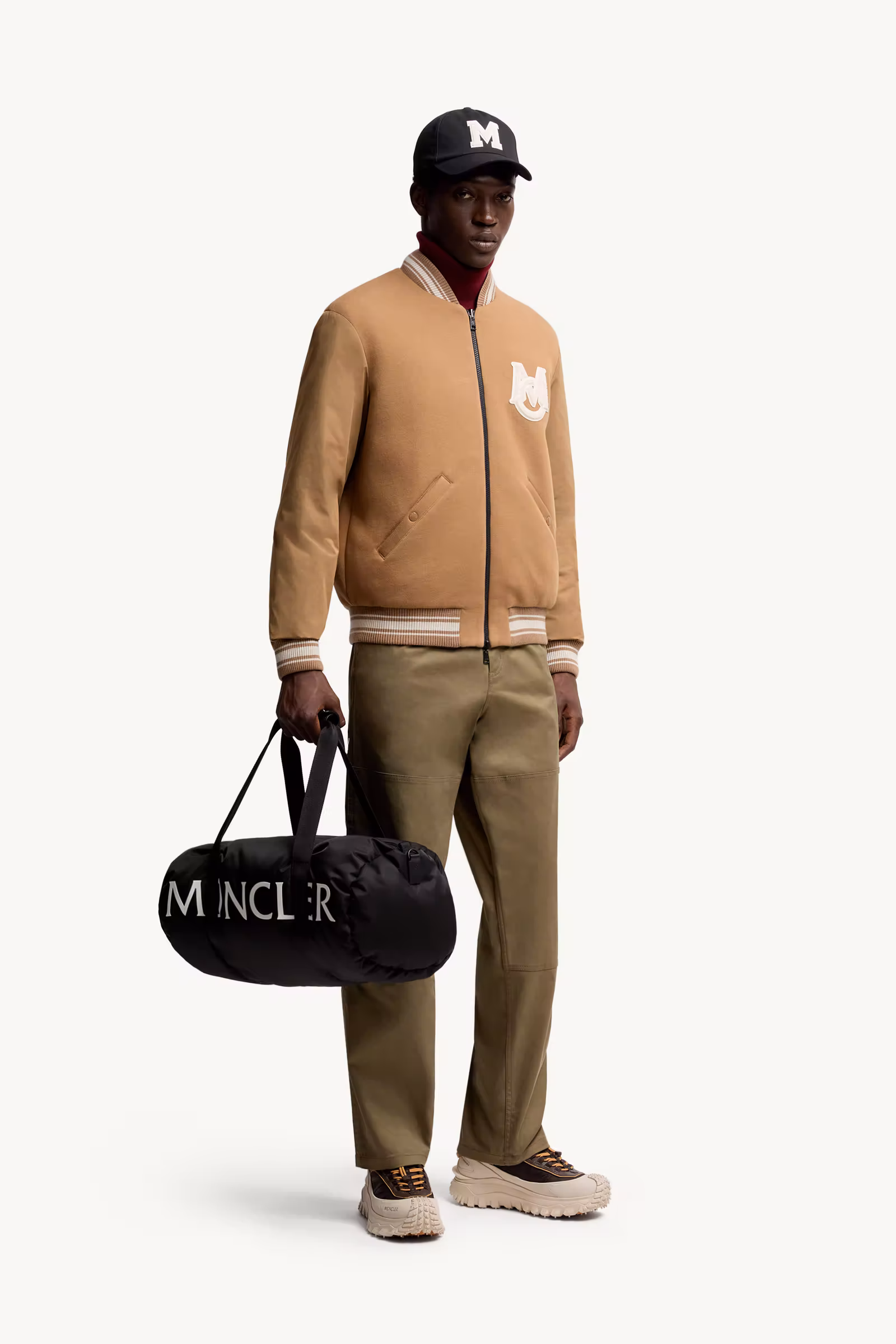 Logo Water-Repellent Down-Filled Duffle Bag