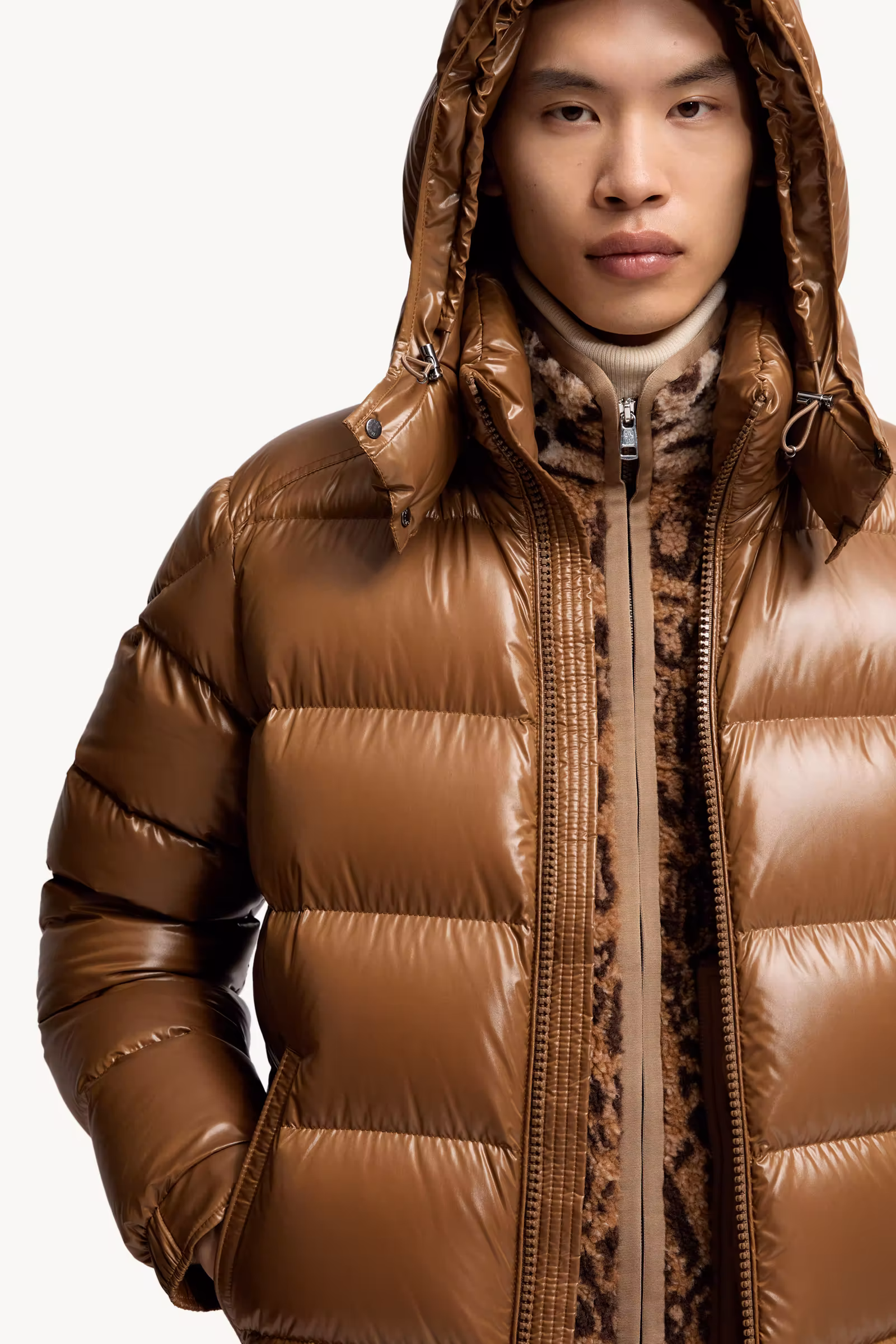 Moncler Maya Hooded Short Down Jacket