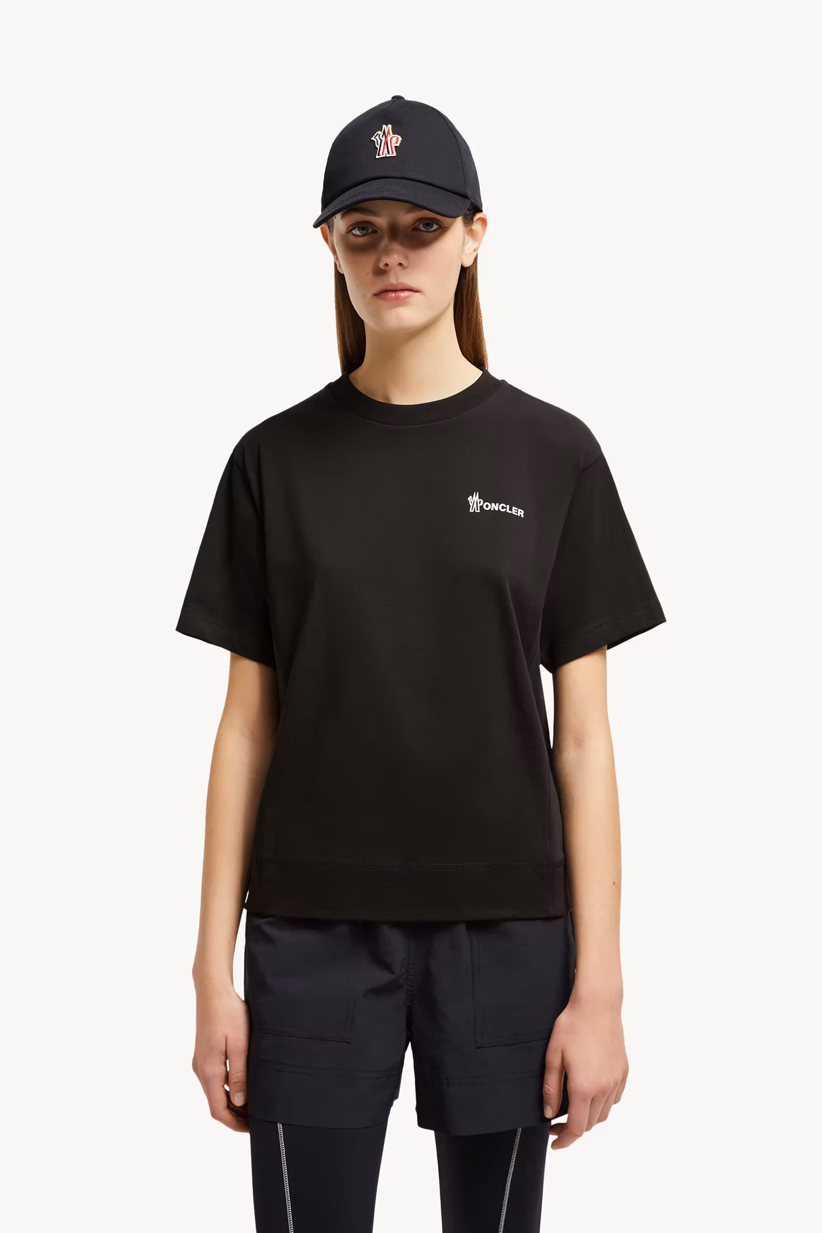Embossed Logo Cotton T-Shirt