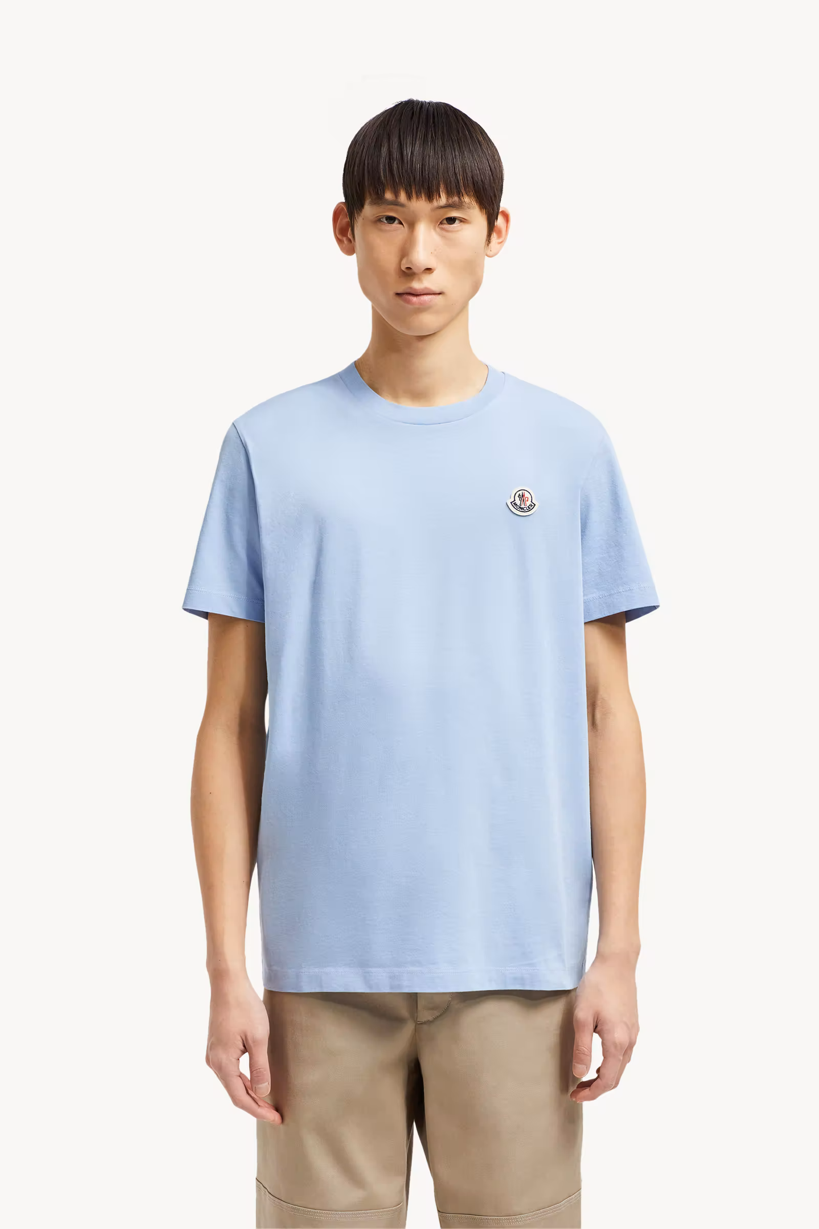 Logo Patch Cotton T-Shirt (Pack of Three)