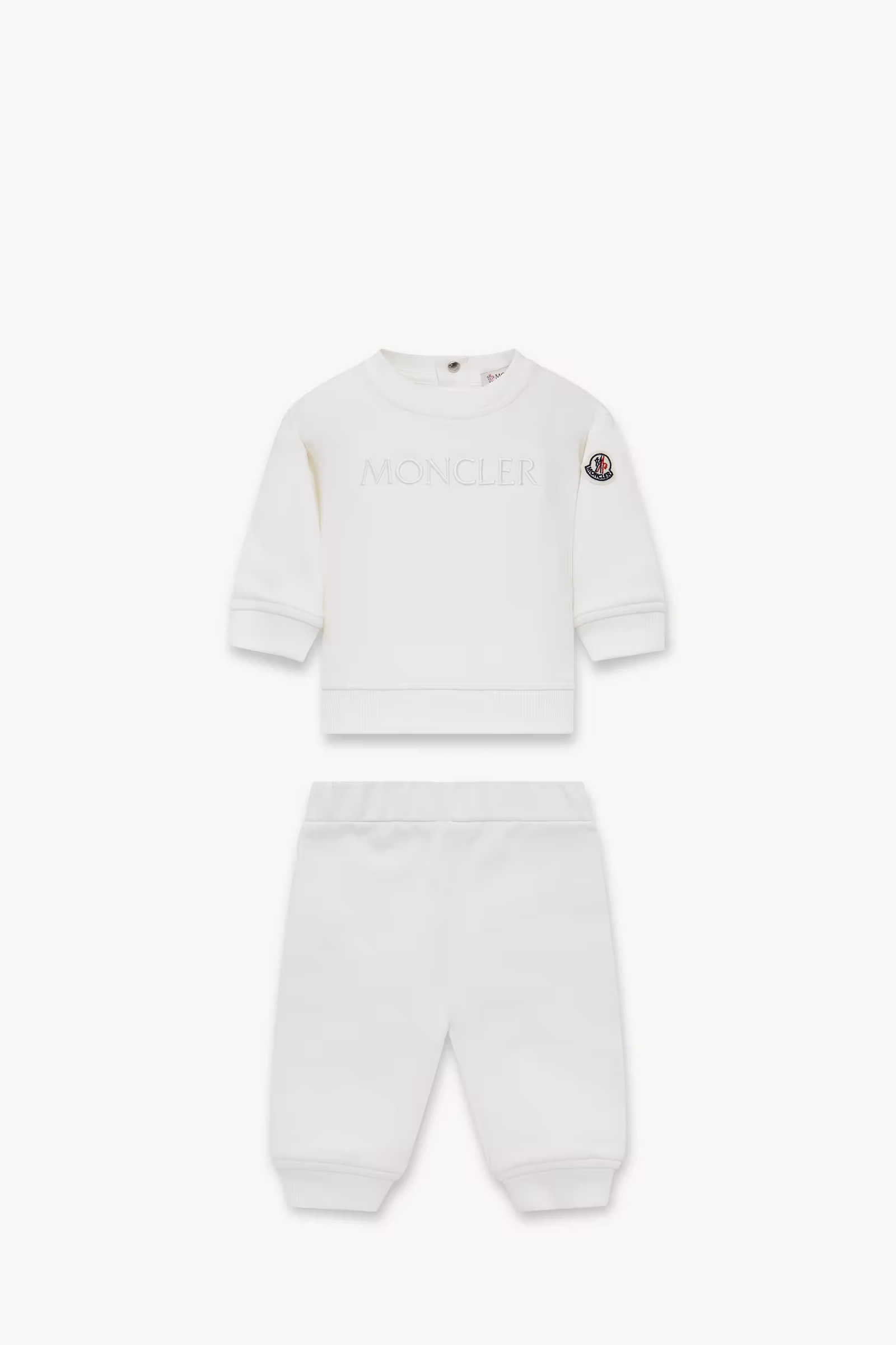 Embroidered Logo Cotton Sweatsuit Set