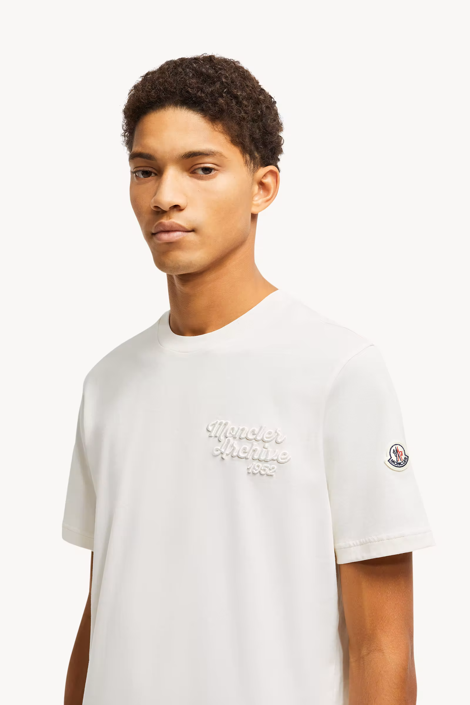 Embroidered Logo Cotton T-Shirt