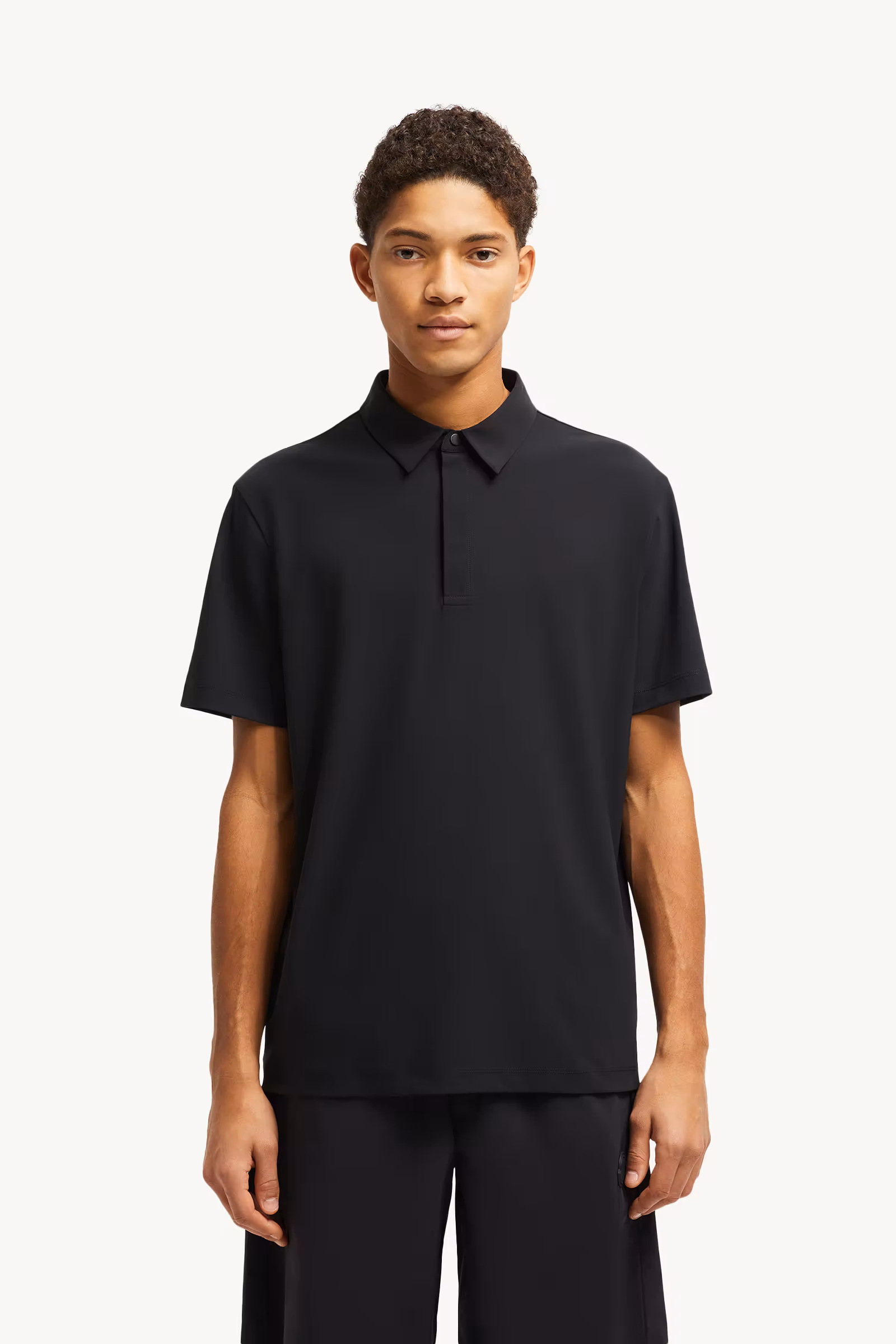 Logo Patch Polo Shirt