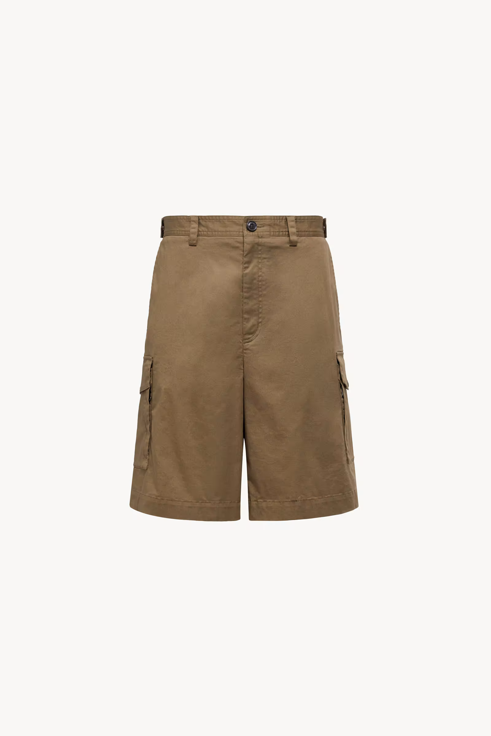 Cotton Gabardine Cargo Shorts
