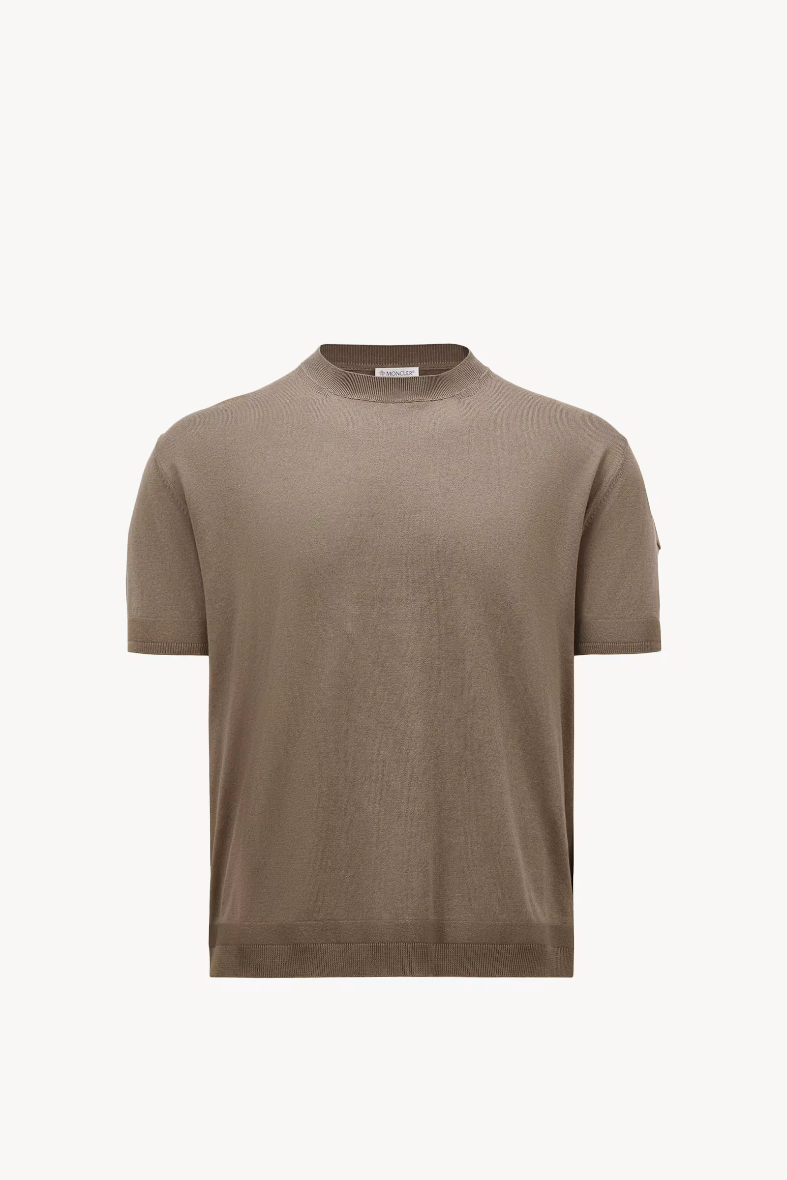 Silk & Cotton Knit T-Shirt
