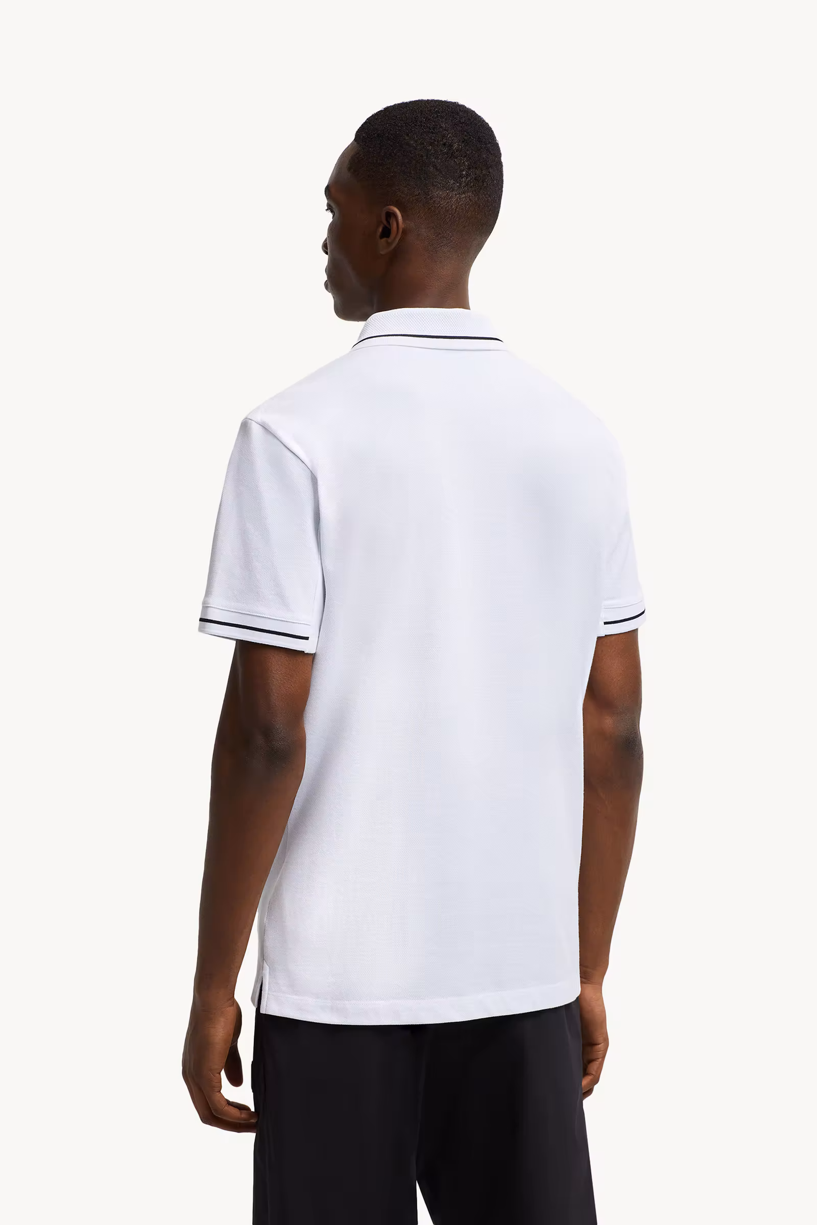 Logo Patch Cotton Polo Shirt
