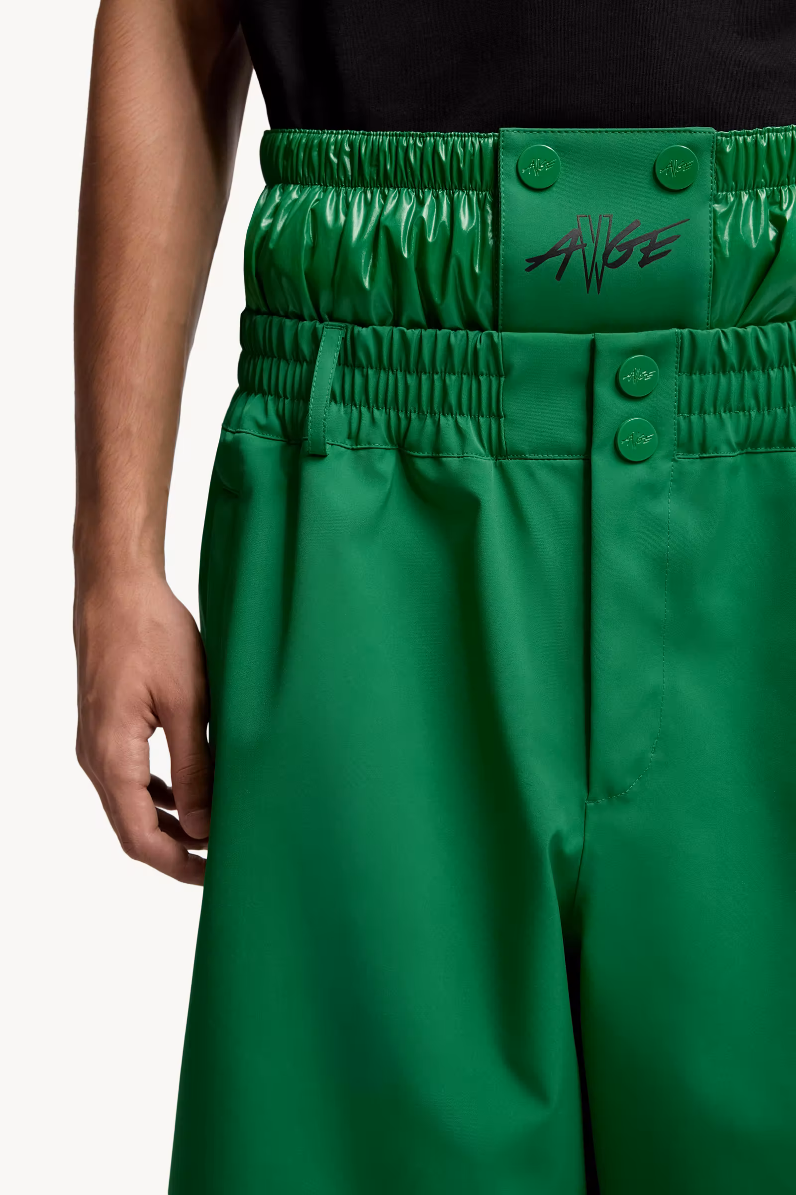 Moncler x A$AP Rocky Logo Print Shorts