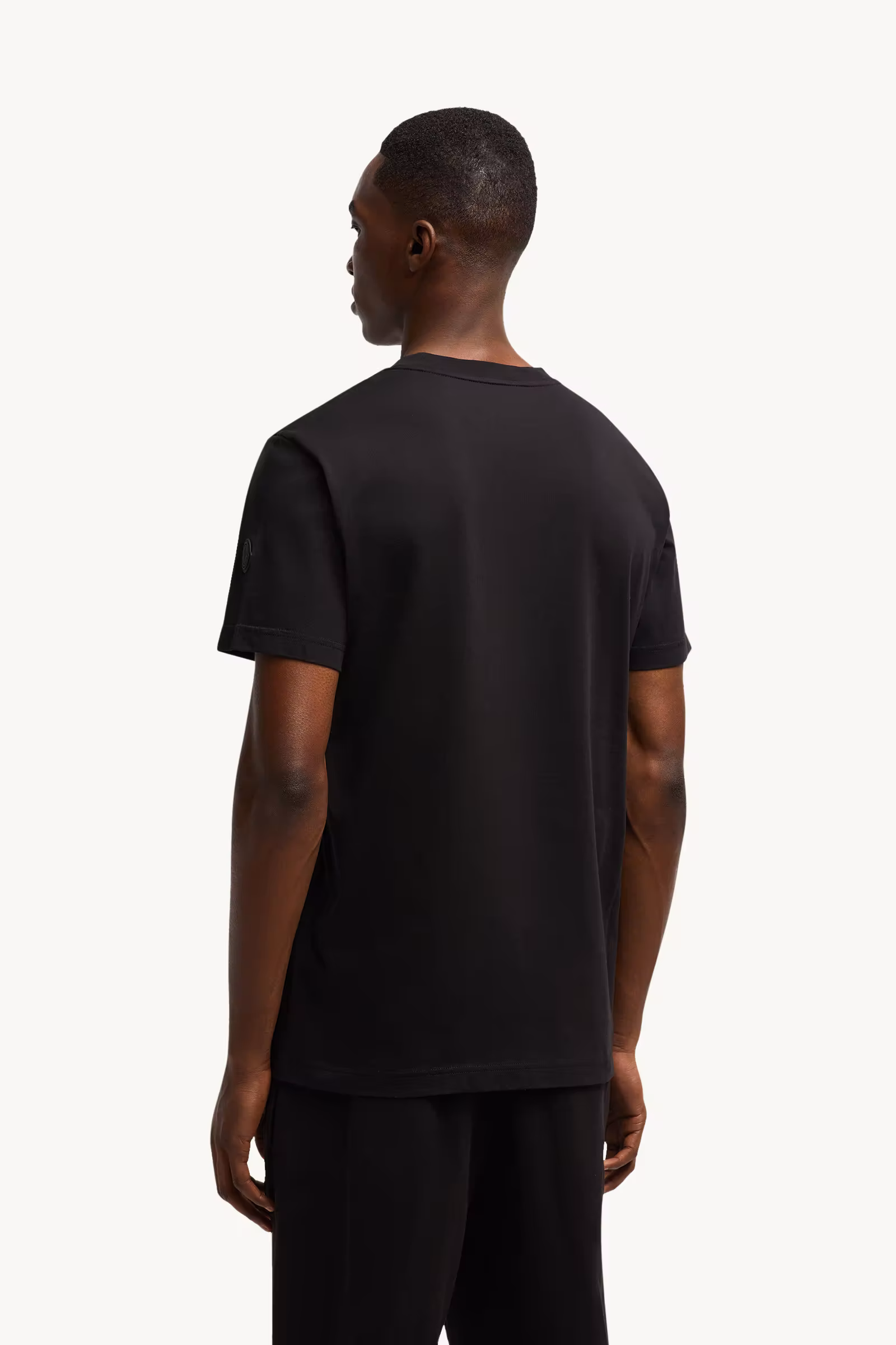 Blurred Logo Cotton T-Shirt