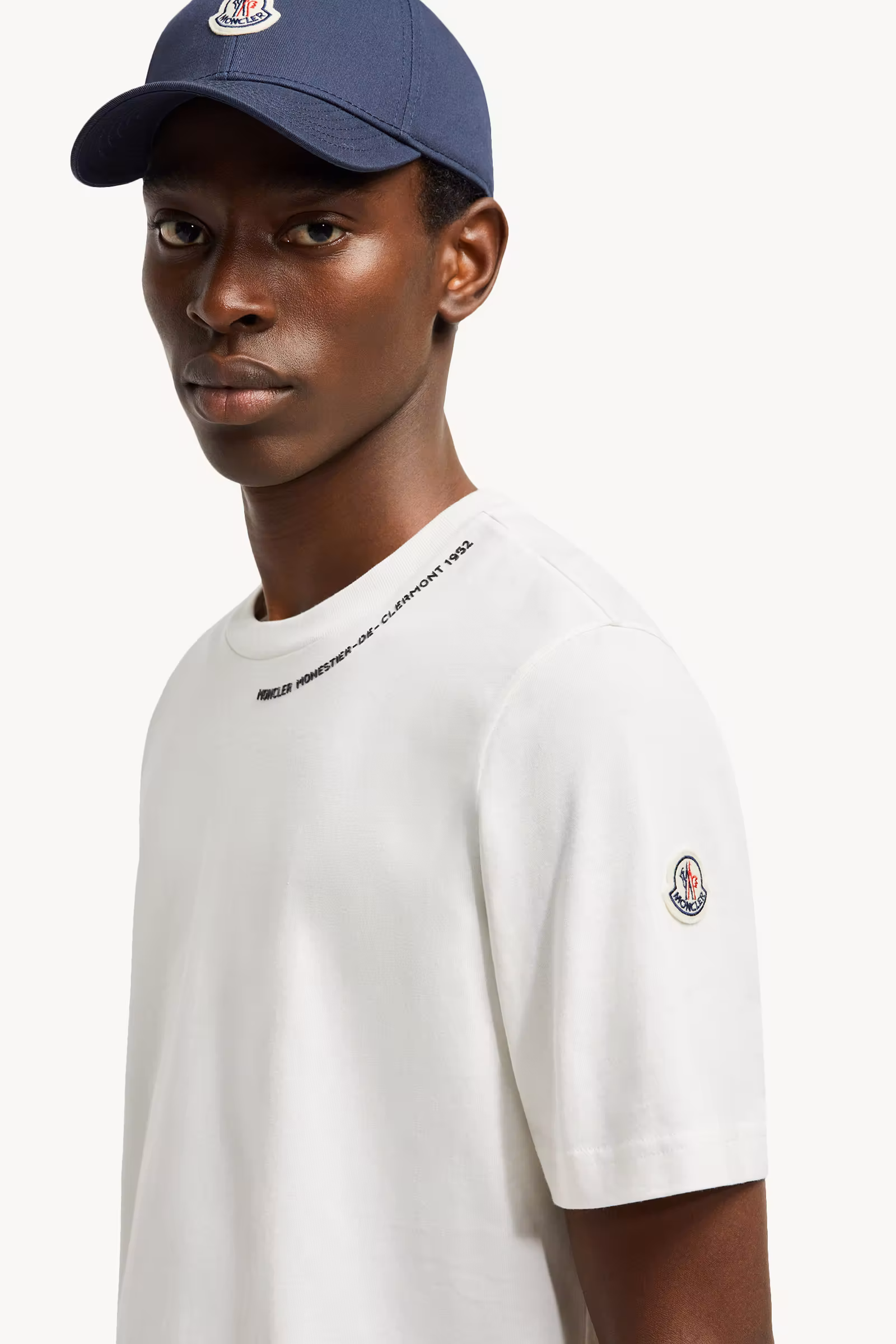 Embossed Logo Cotton T-Shirt