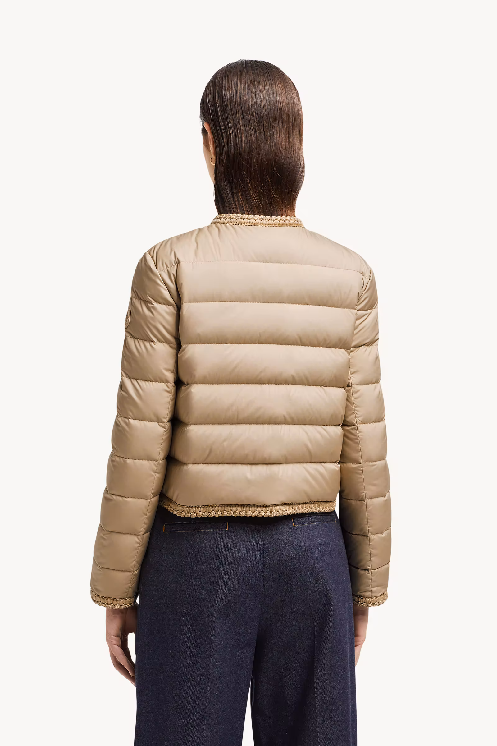 Gencay Braided Trim Short Down Jacket