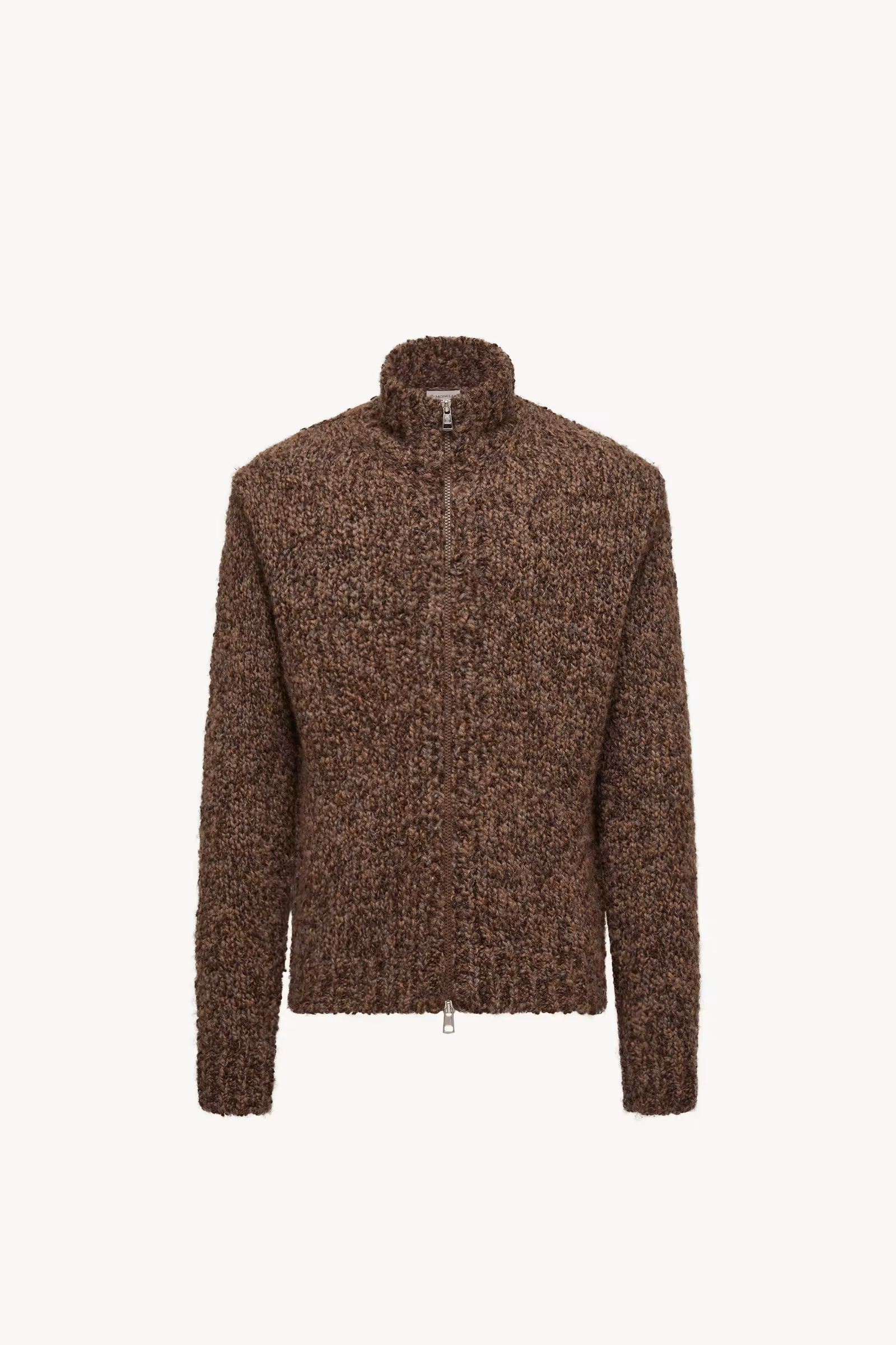 Wool & Alpaca Zip-Up Cardigan