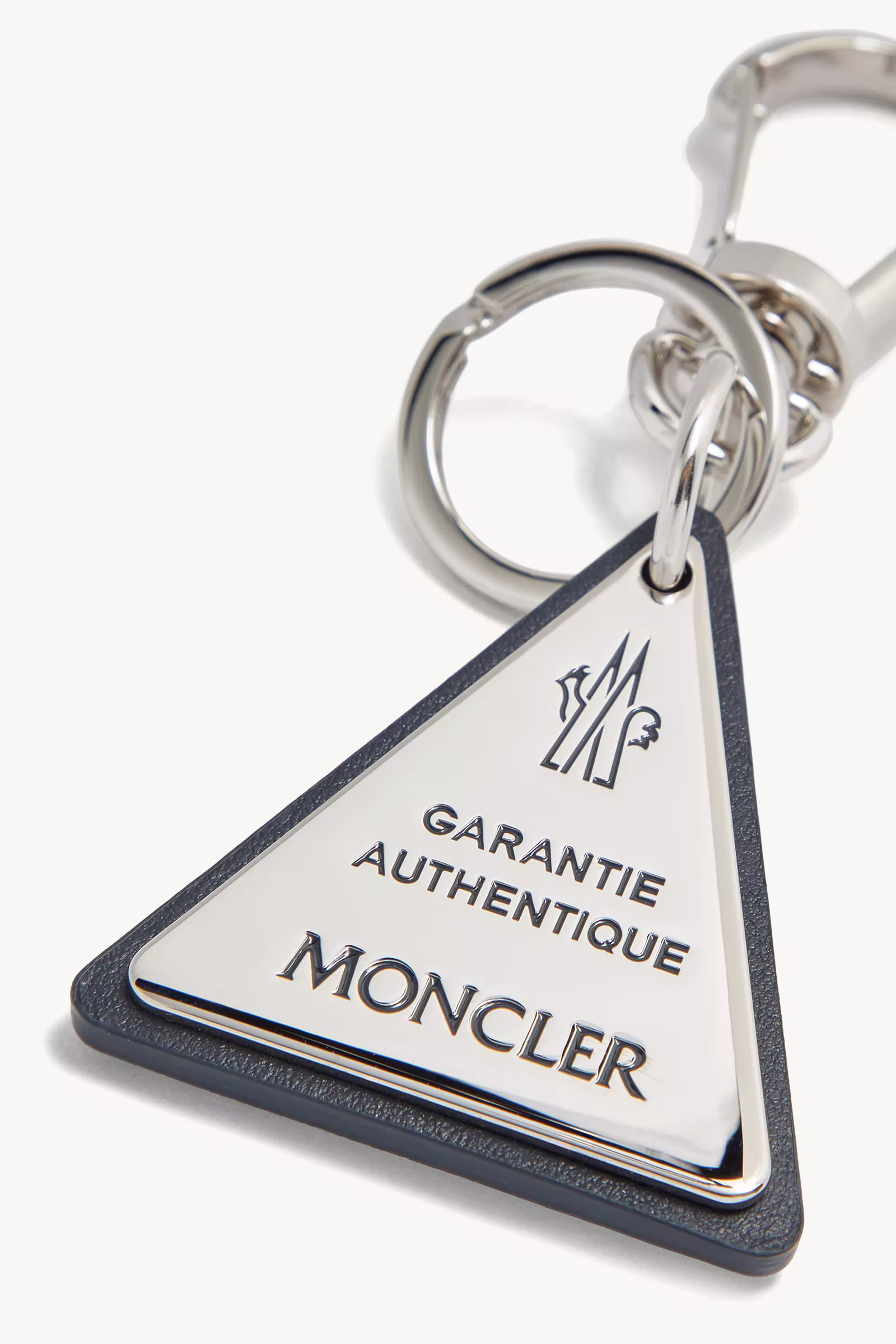 Logo Leather Key Ring