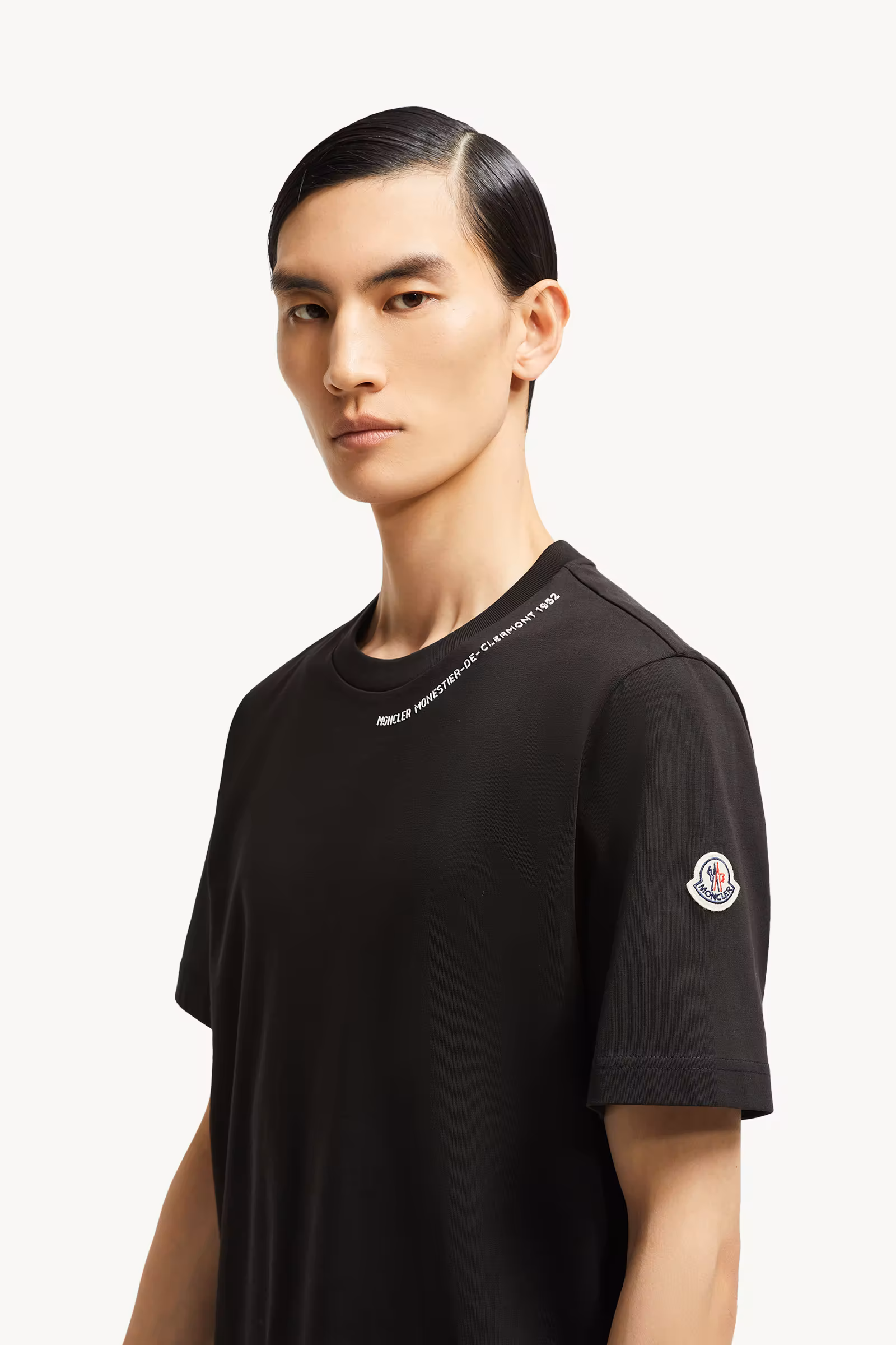 Embossed Logo Cotton T-Shirt