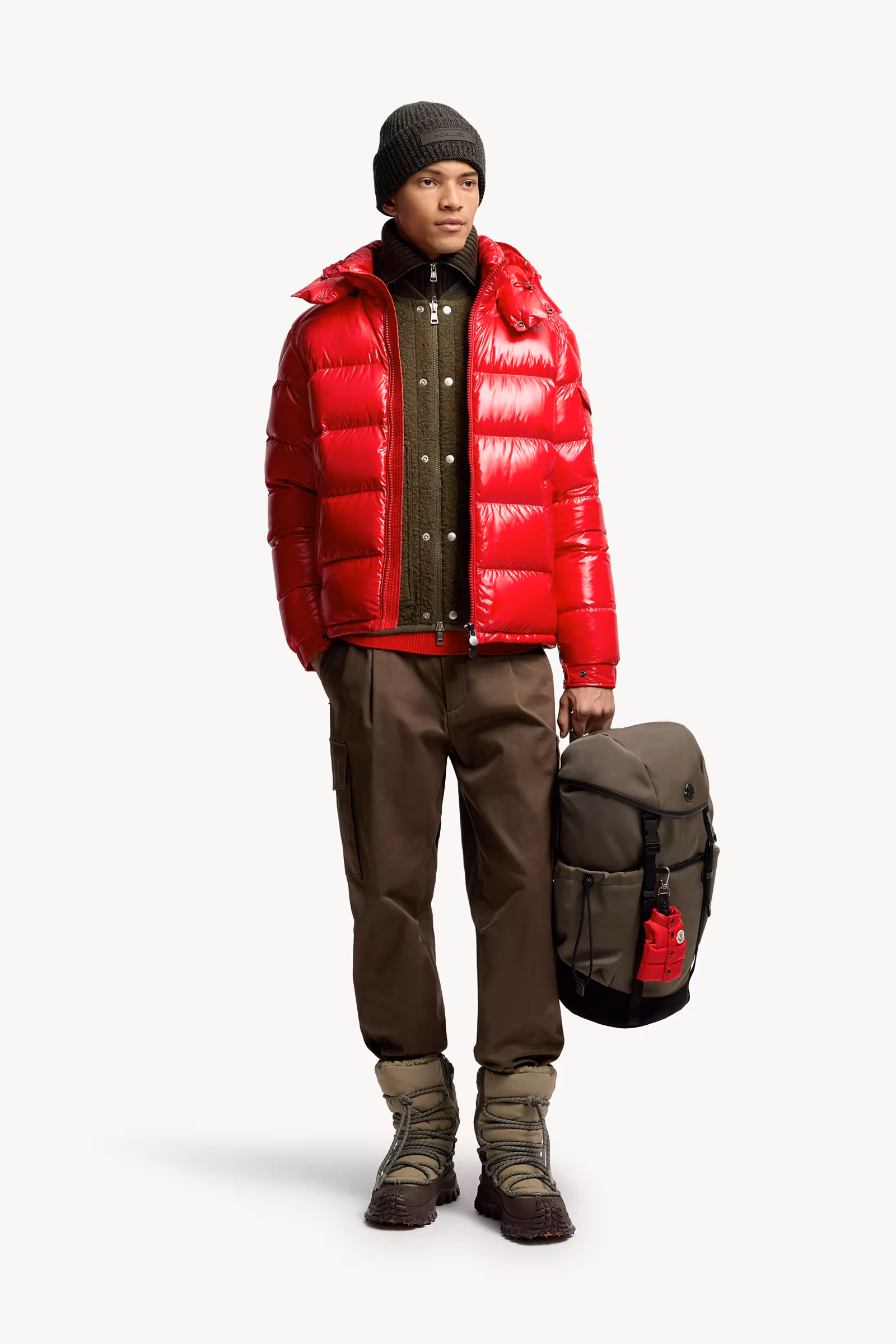 Moncler Maya Hooded Short Down Jacket