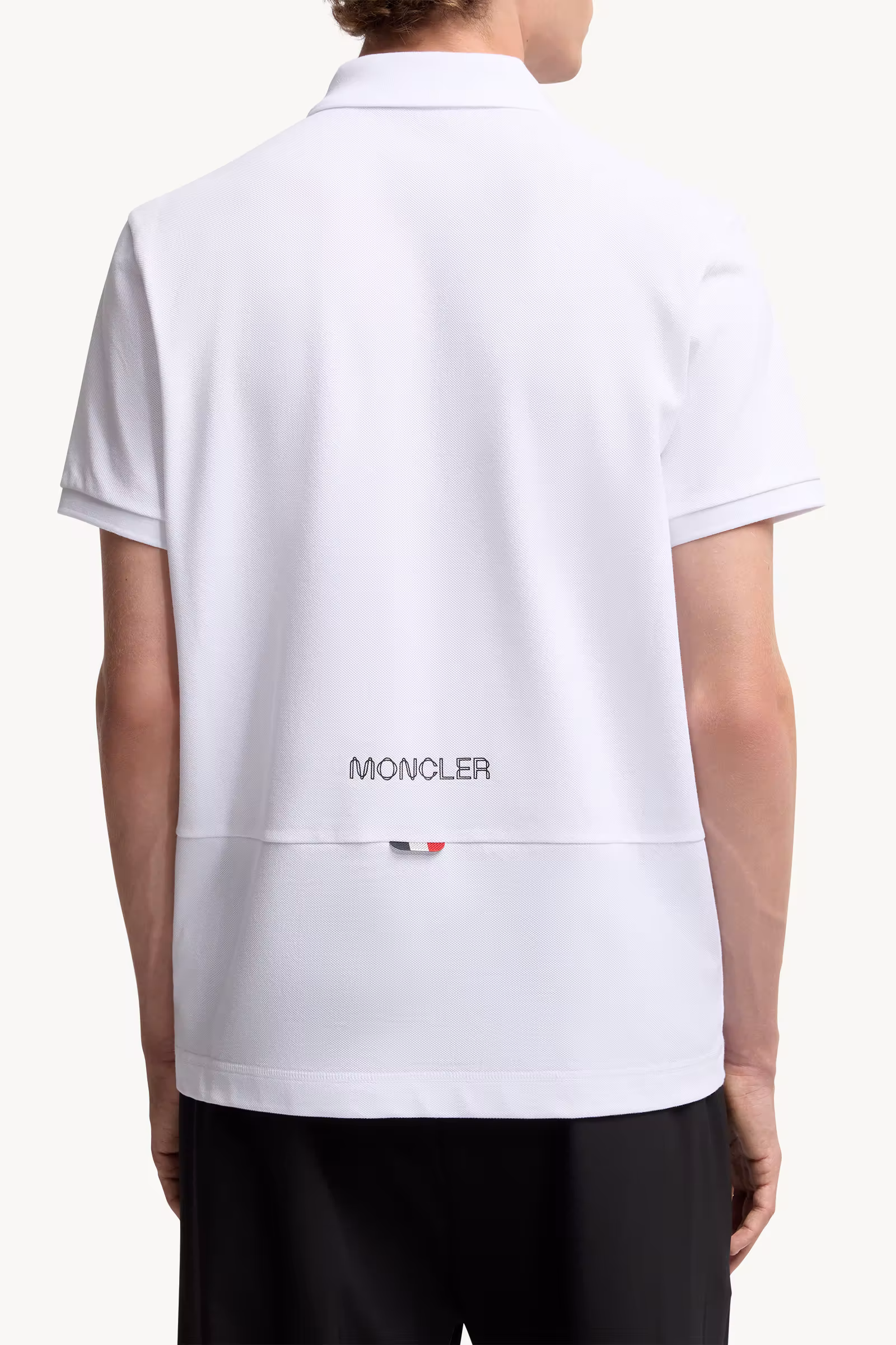 Logo Patch Cotton Piquet Polo Shirt