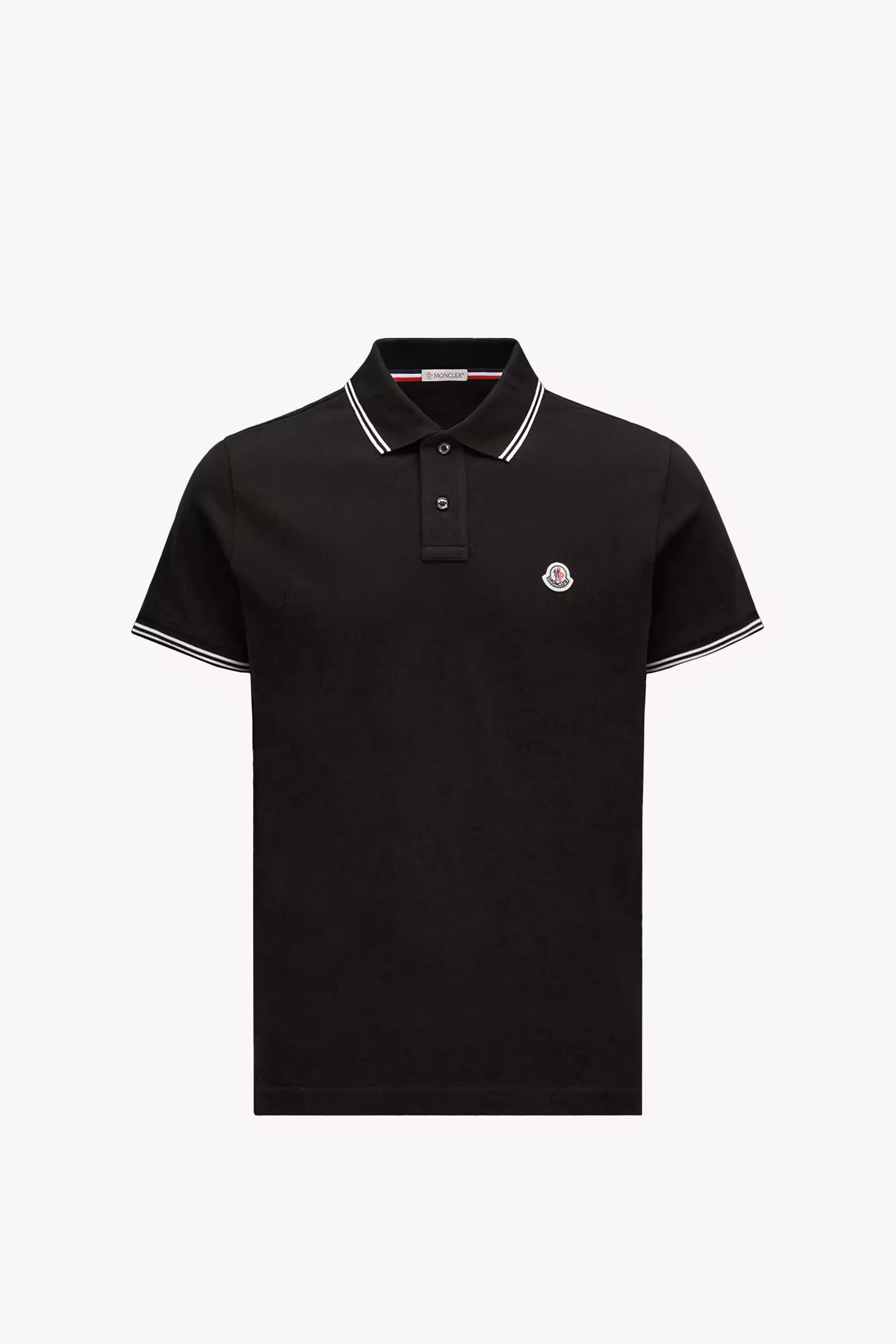 Logo Patch Cotton Polo Shirt