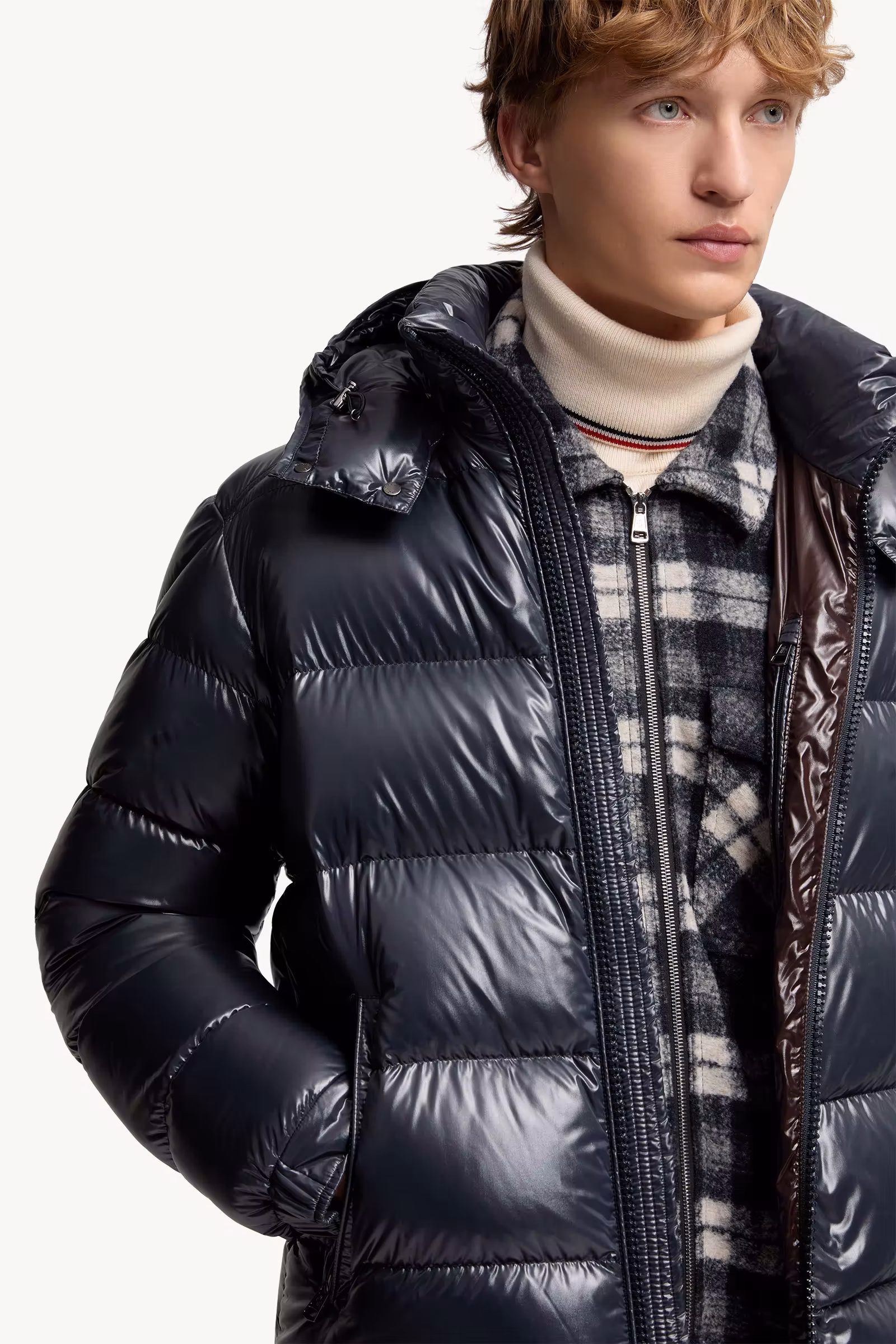 Moncler Maya Hooded Short Down Jacket
