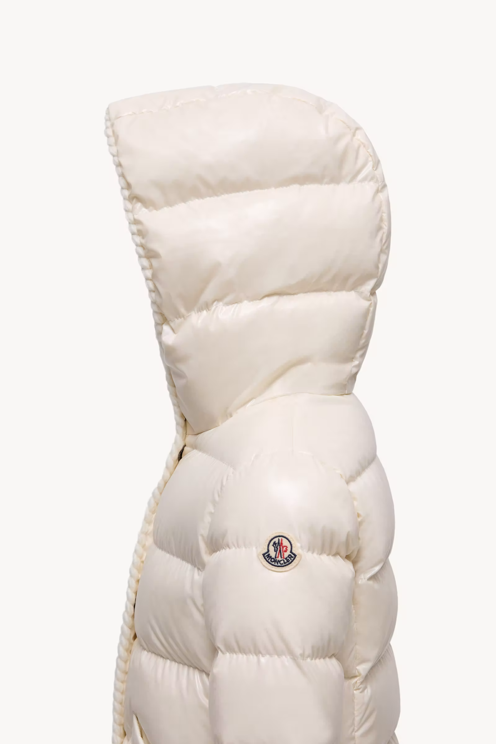 Glareins Braided Trim Hooded Down Jacket