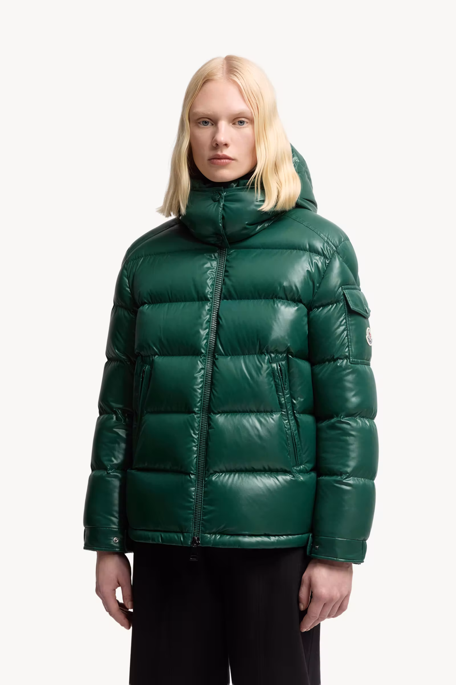 Maire Hooded Short Down Jacket