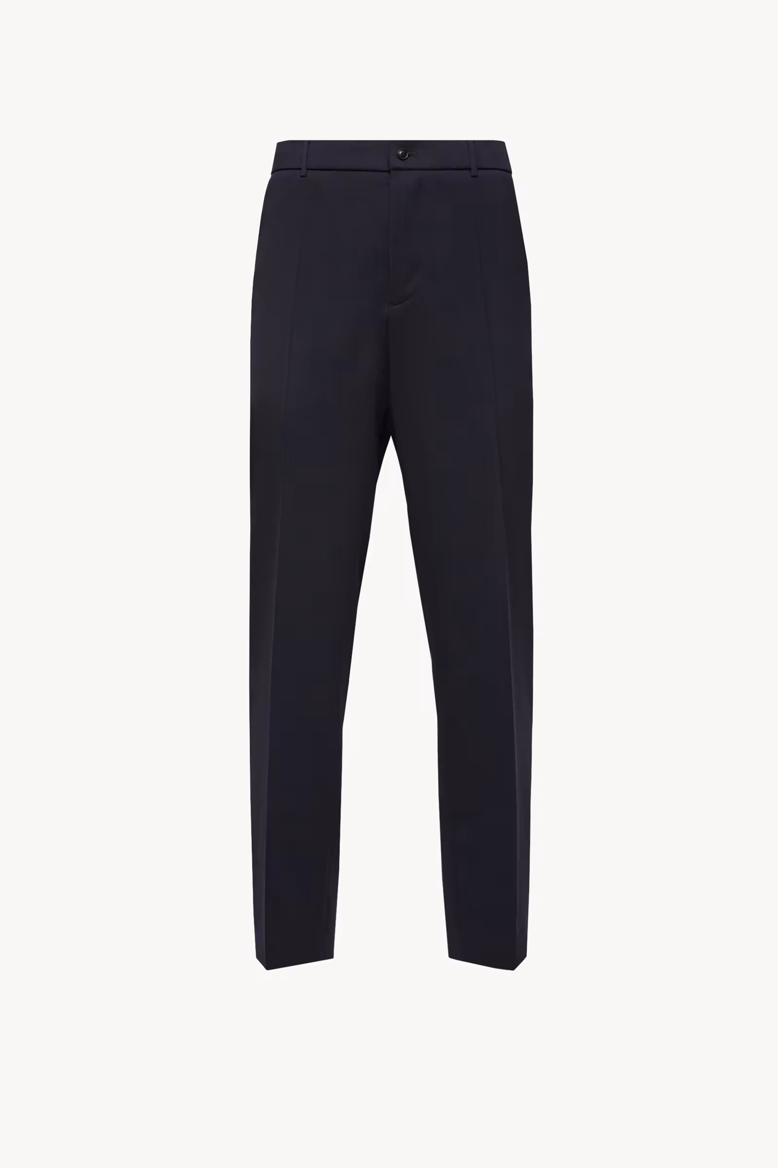 Wool Blend Gabardine Tailored Pants