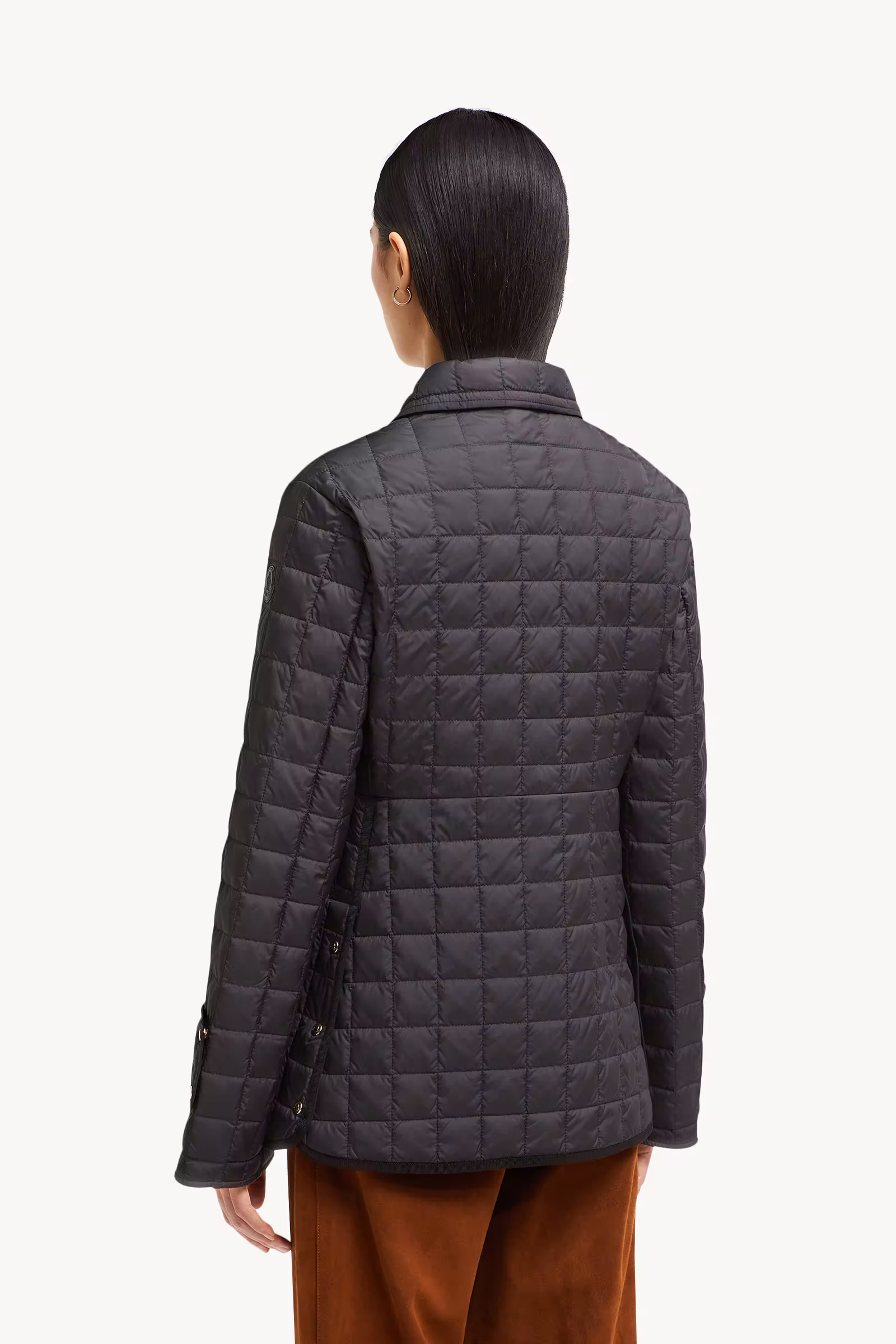 Epinal Square-Quilted Down Shirt Jacket
