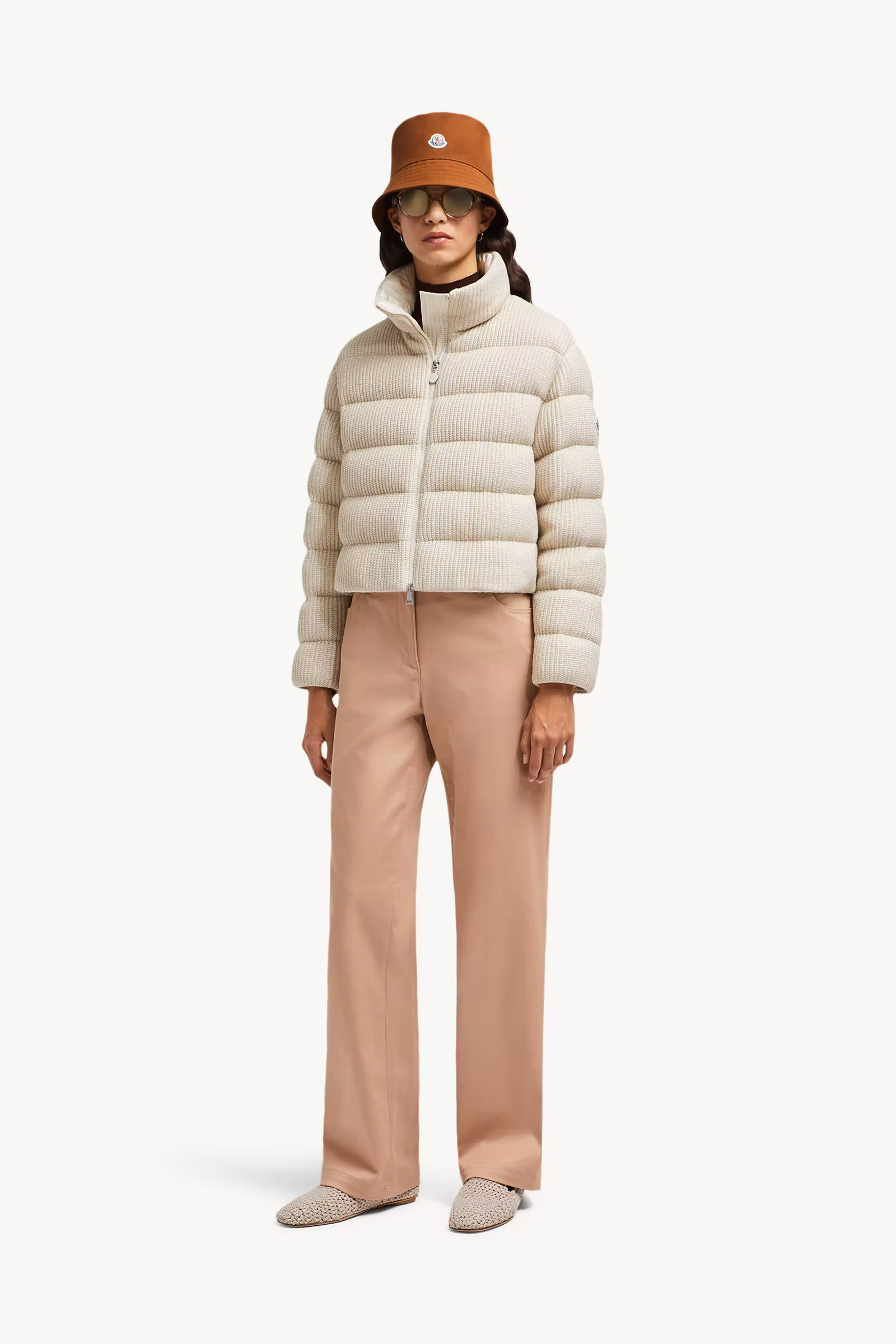 Thoiry Laminated Cotton Short Down Jacket