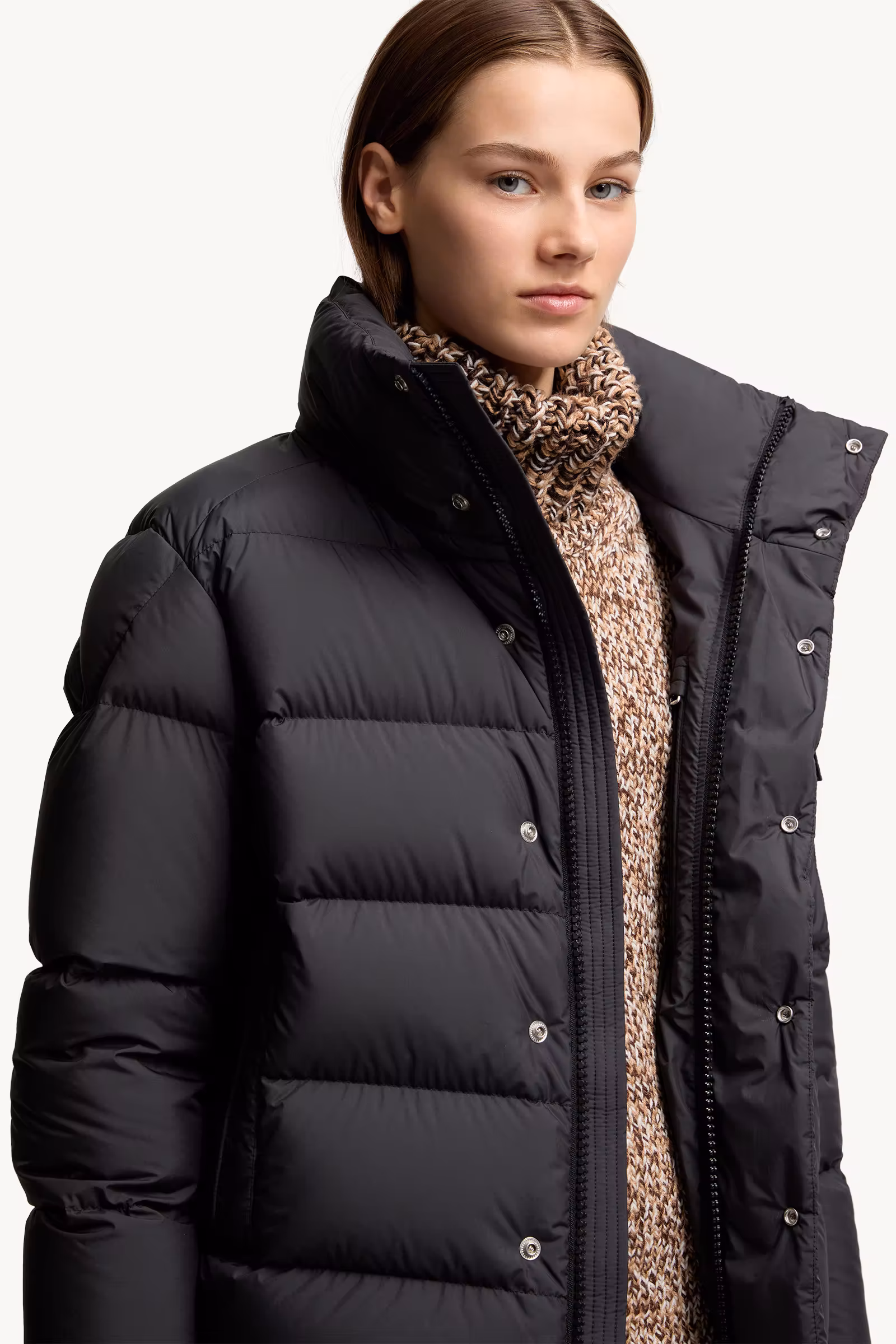 Moncler Maya 70 Hooded Short Down Jacket