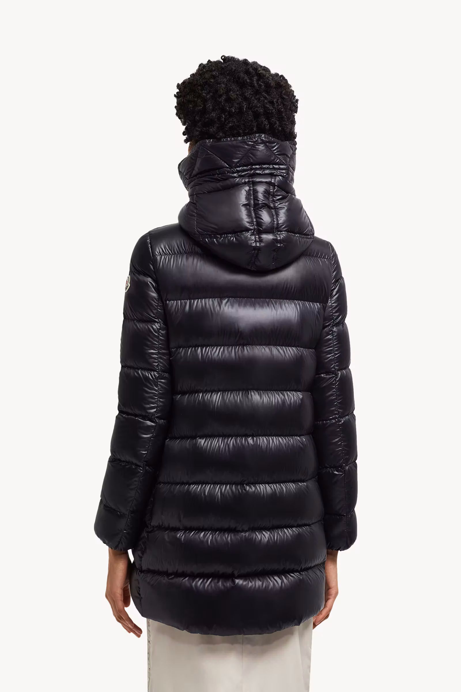 Suyen Hooded Mid-Length Down Jacket