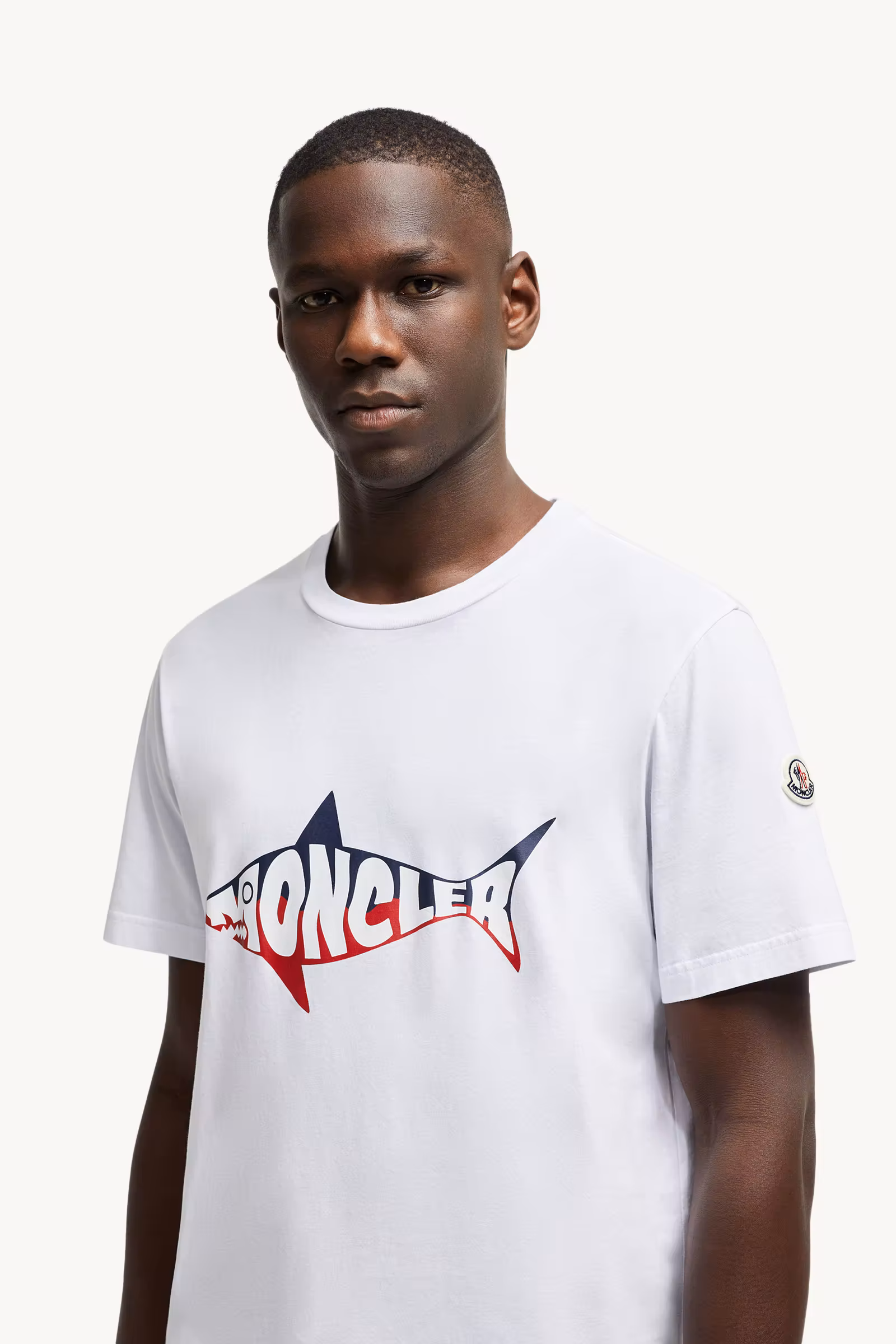 Shark Logo Cotton T-Shirt